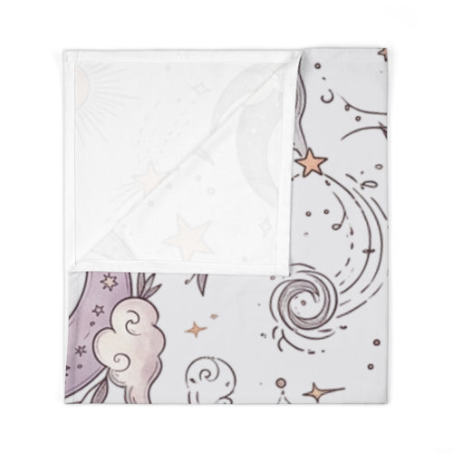 Baby Swaddle Blanket | Dreamy Floral Night Sky Swaddle