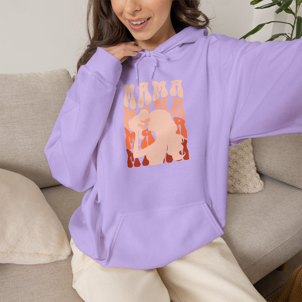 Hoodie | Mama and Baby Silhouette Graphic