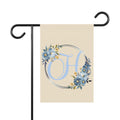 Home & Garden Banner | 'H' Monogram Floral Wreath Flag