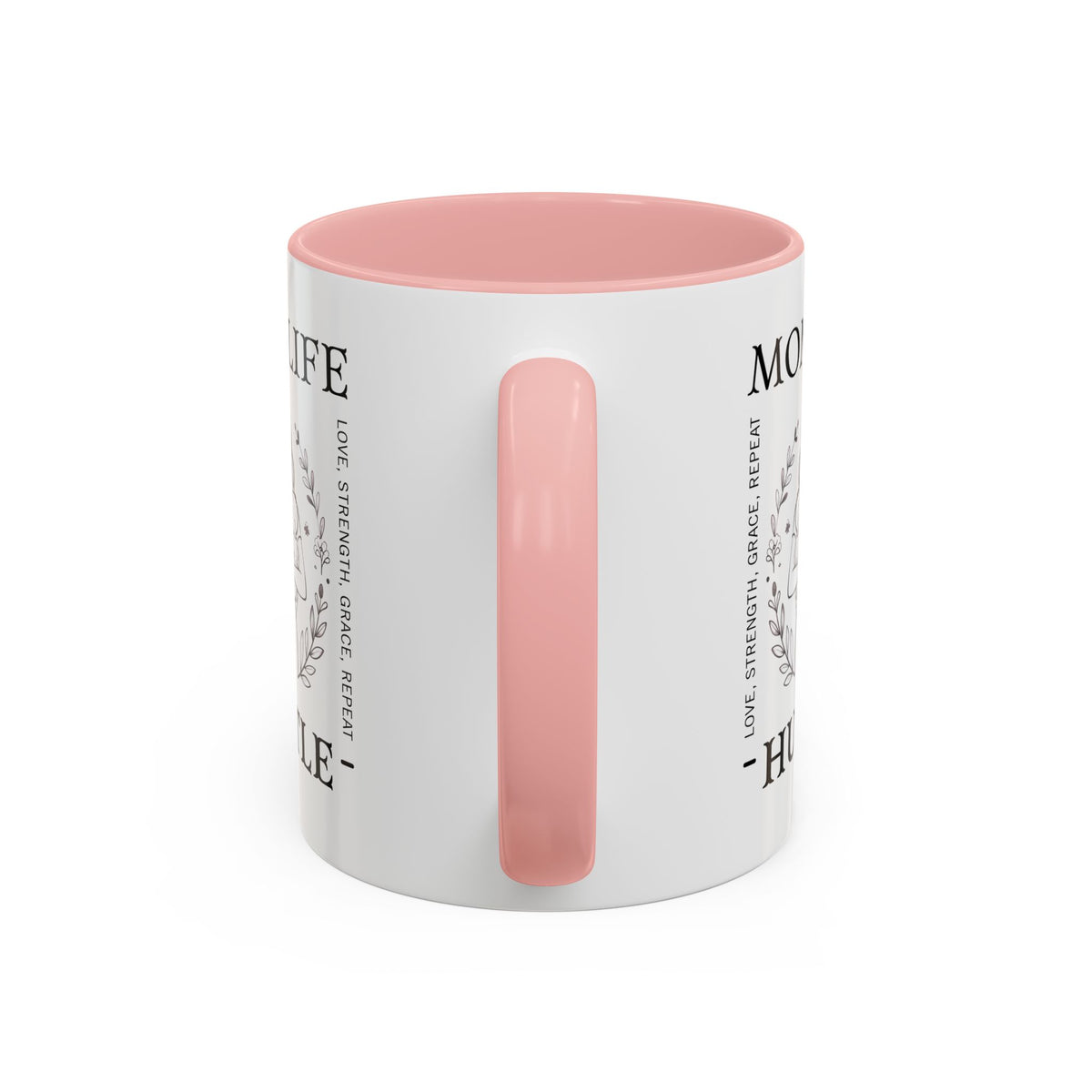 Mom Life Hustle Coffee Mug | Mom Life Accent Ceramic Mug 11/15oz