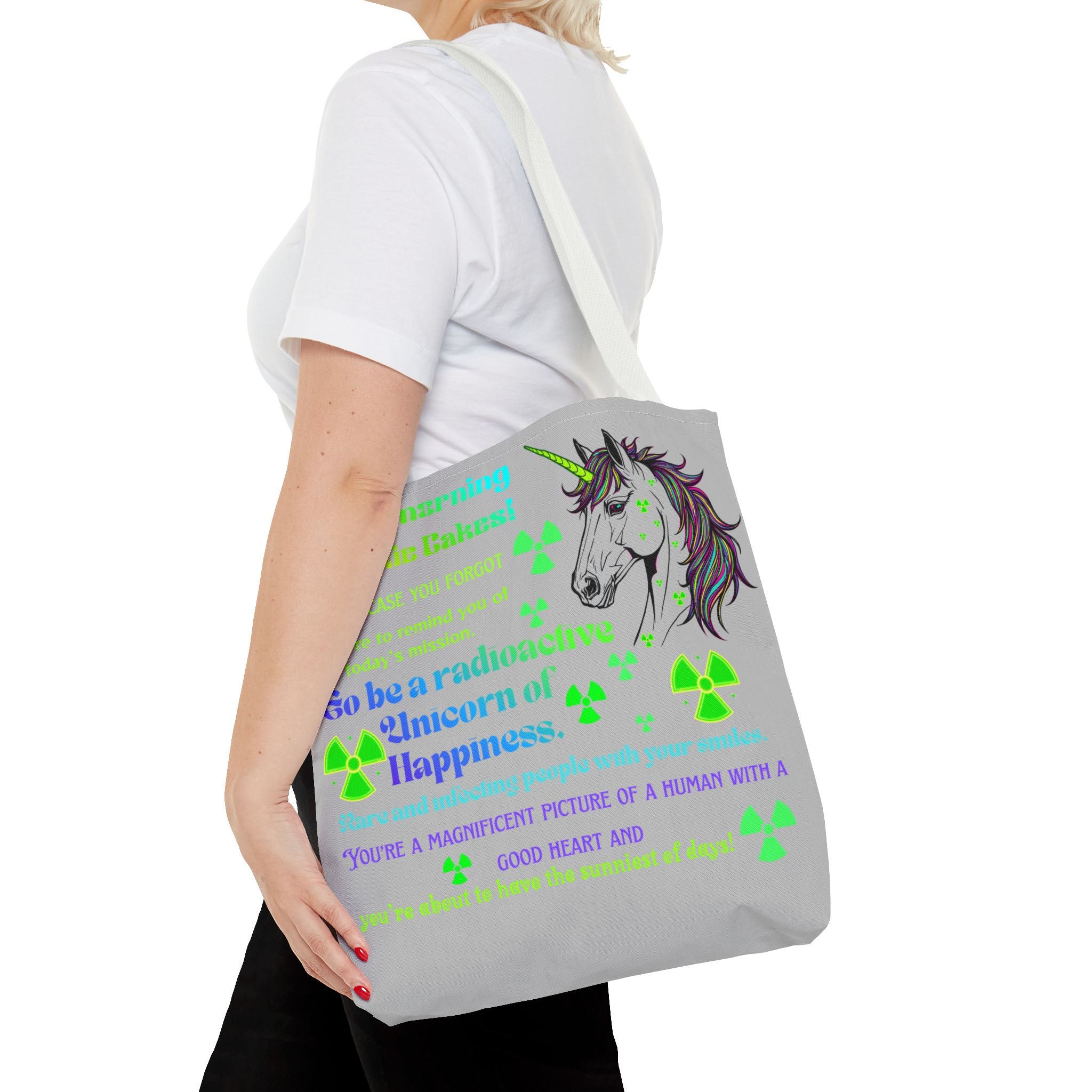 Tote Bag | Radiant Neon Graphic Tote