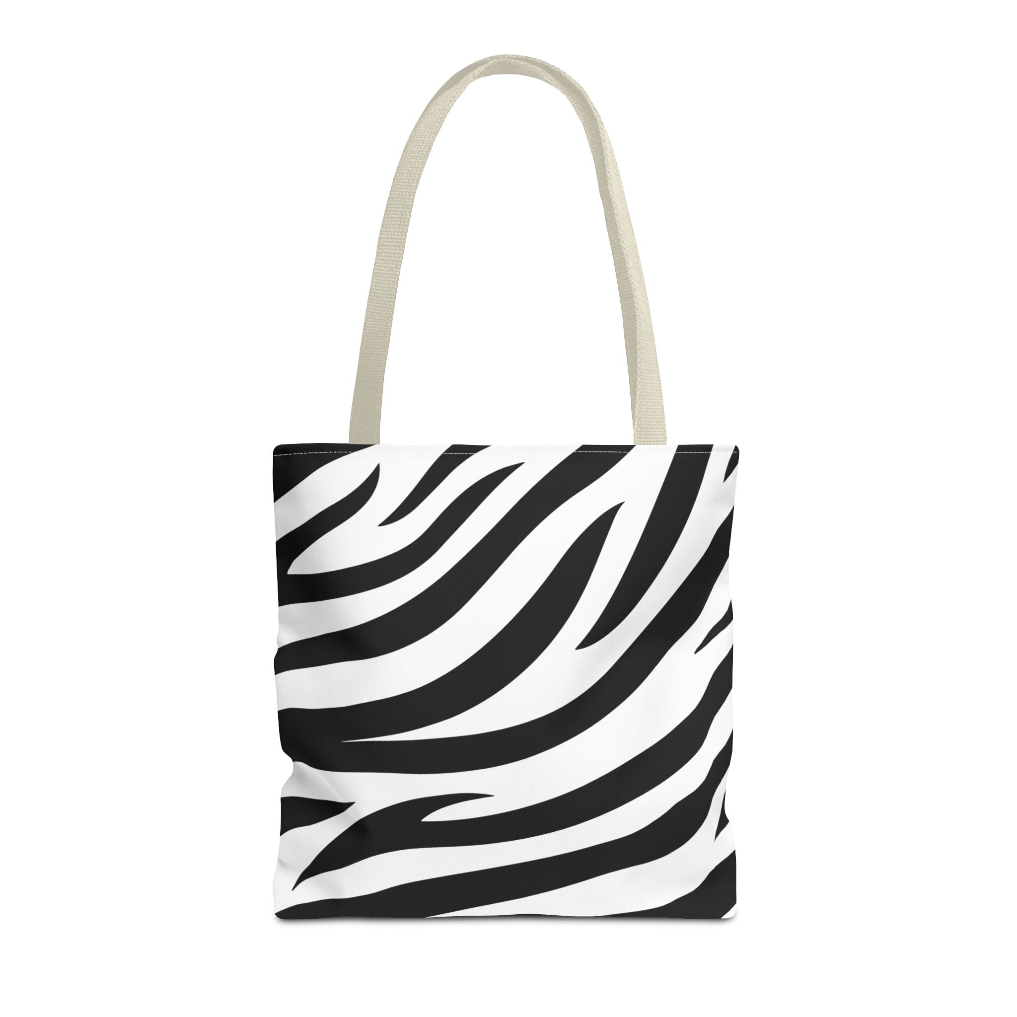 Tote Bag — Black & White Zebra Print  Fashion Tote