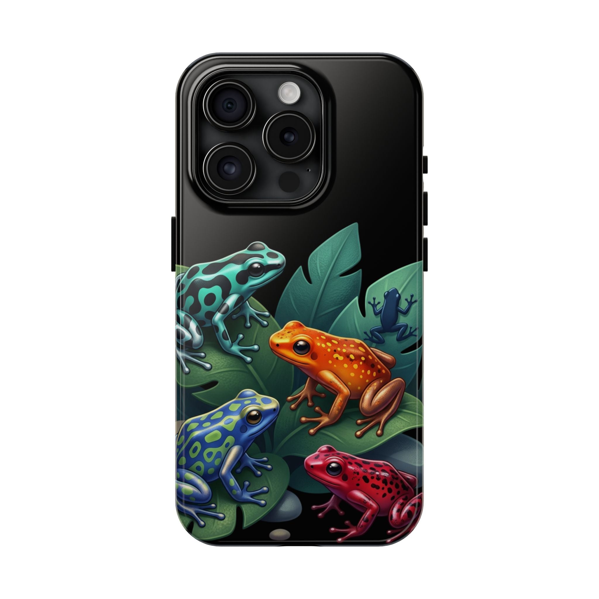 Phone Case | Colorful Dart Frog Design Tough Protective Case