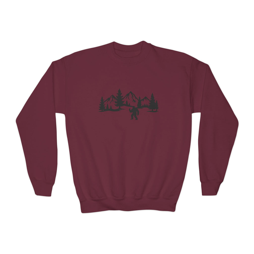 Thumbs Up Bigfoot Youth Sweatshirt