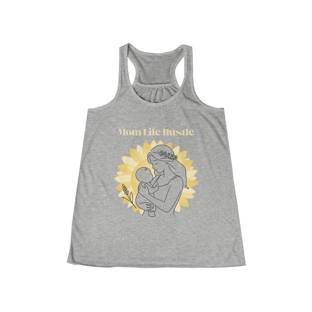 Sunflower Mom Racerback Tank Top