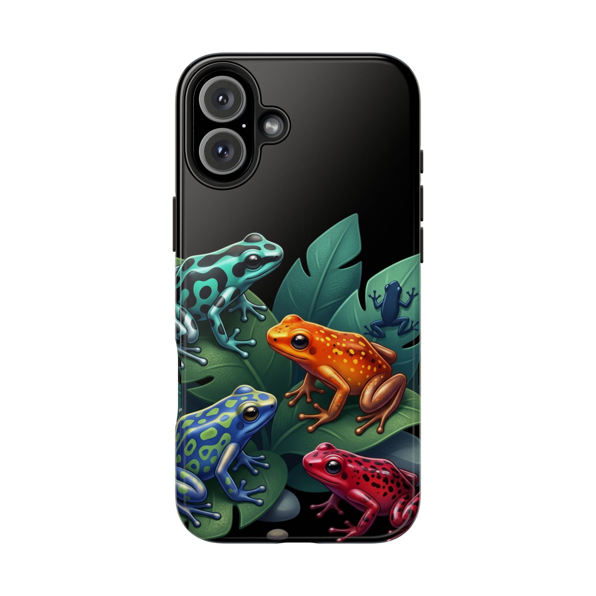Phone Case | Colorful Dart Frog Design Tough Protective Case