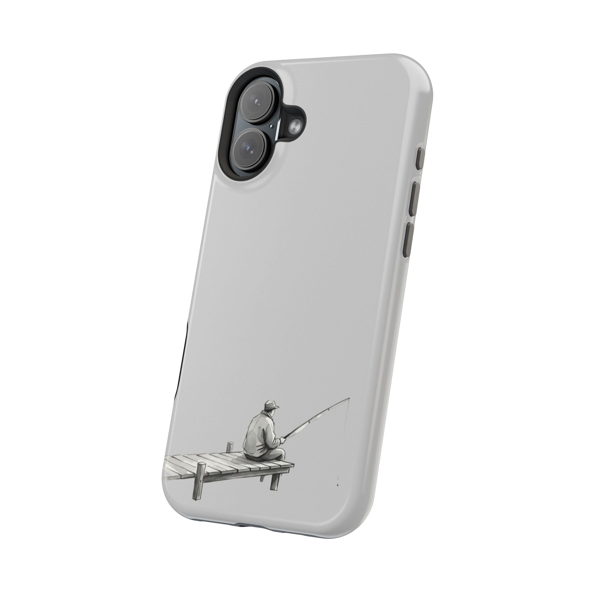 Phone Case | Fishing Dock Minimalist Magnetic Impact-Resistant Case