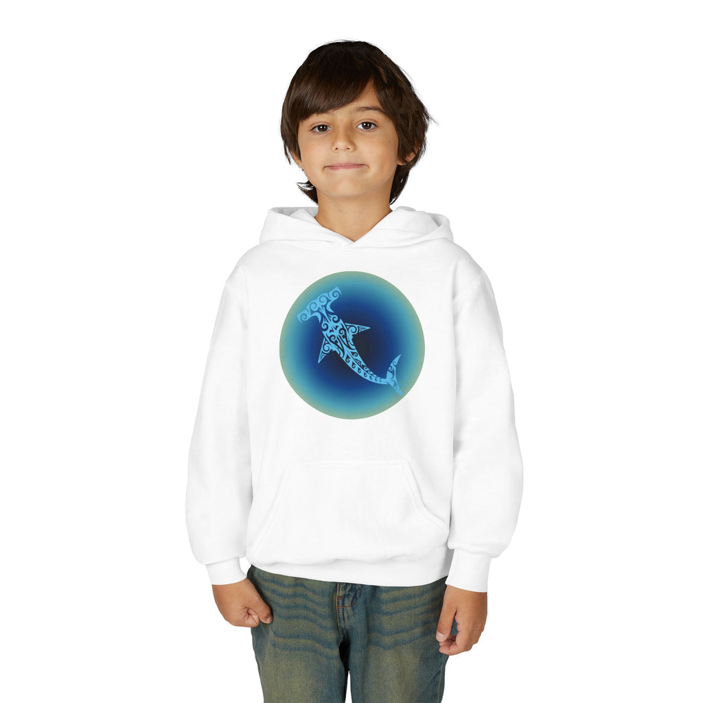 Tribal Hammerhead Youth Hoodie