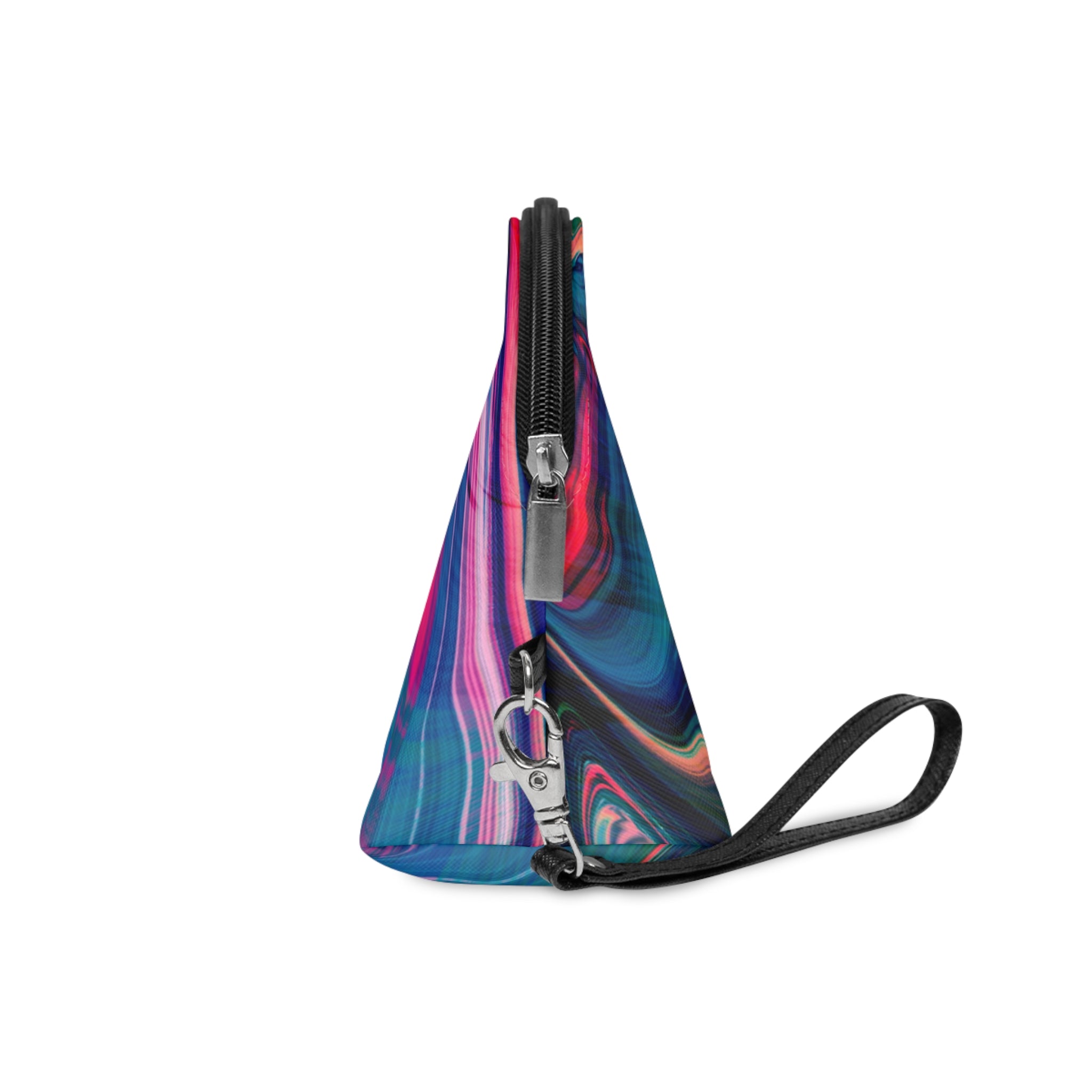 Cosmetic Pouch | Abstract Neon Marble Makeup Bag