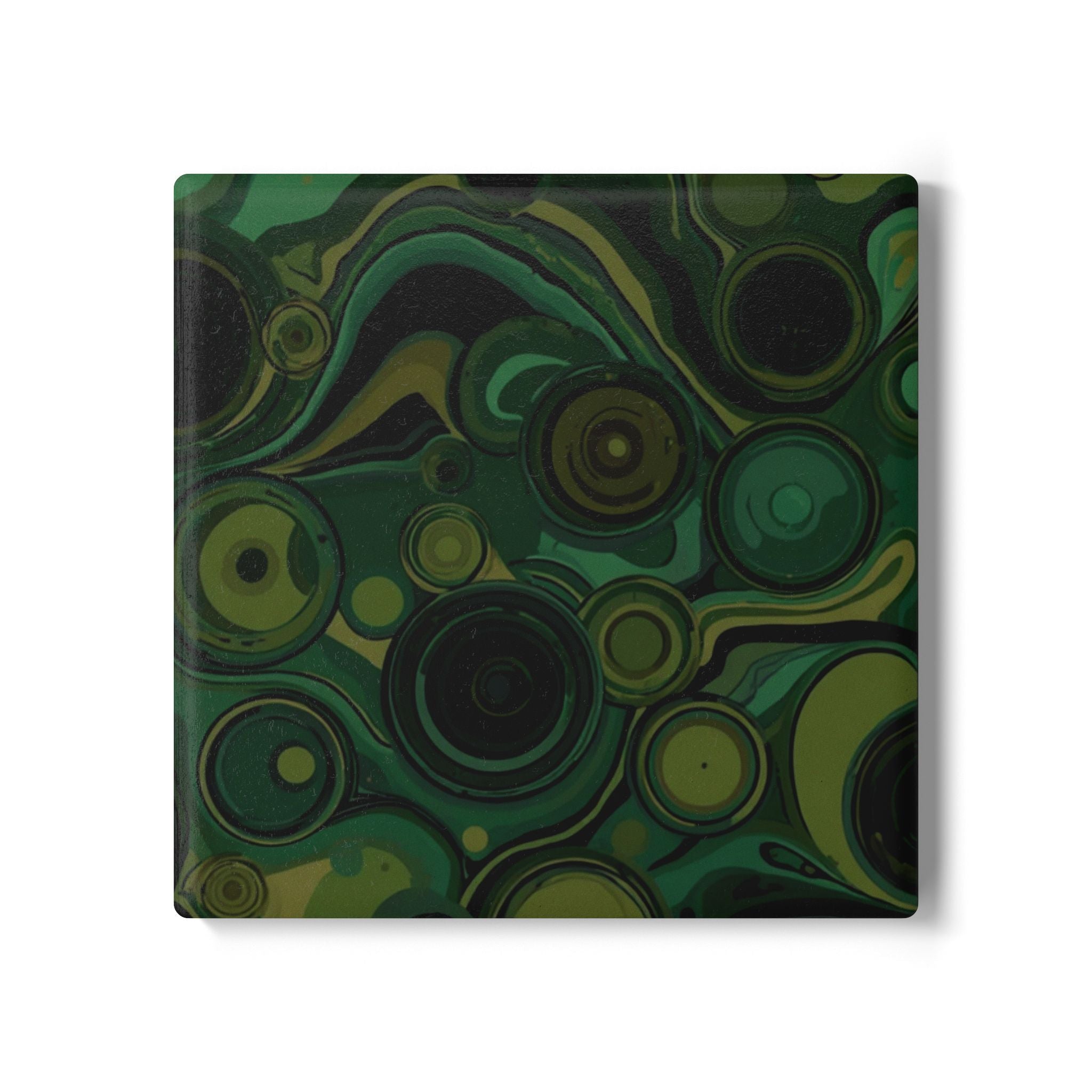 Ceramic Coasters | Retro Geode Swirl