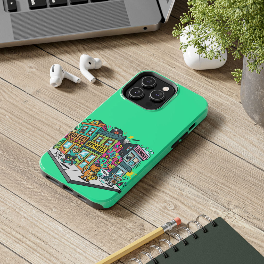 Phone Case | Tough Protective Cover with Colorful Street Art