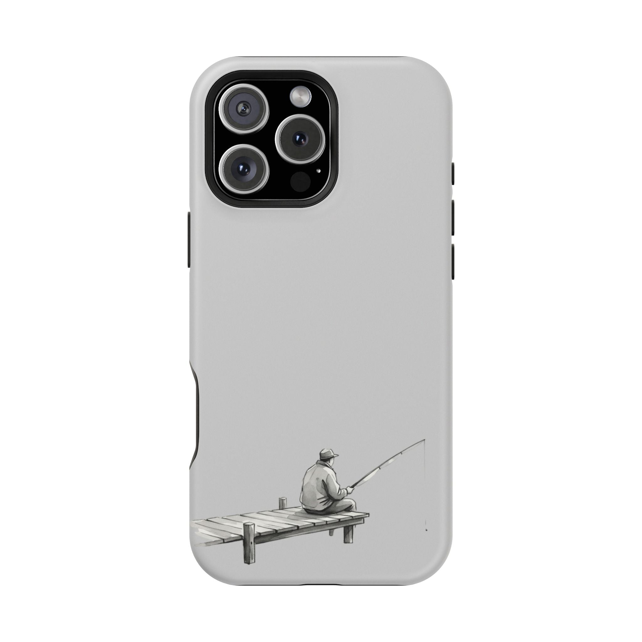 Phone Case | Fishing Dock Minimalist Magnetic Impact-Resistant Case