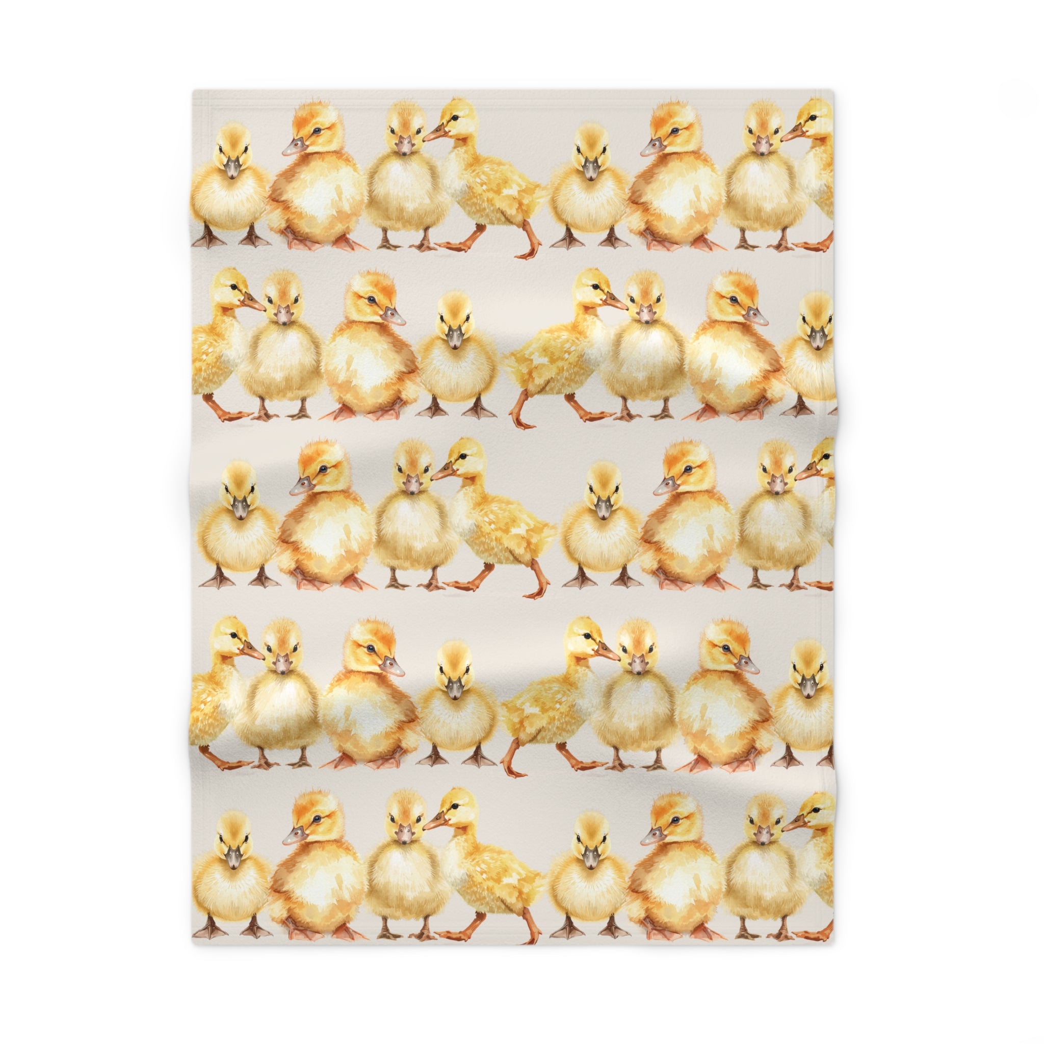 Baby Blanket | Yellow Duckling Soft Fleece Nursery Blanket for Newborns & Toddlers