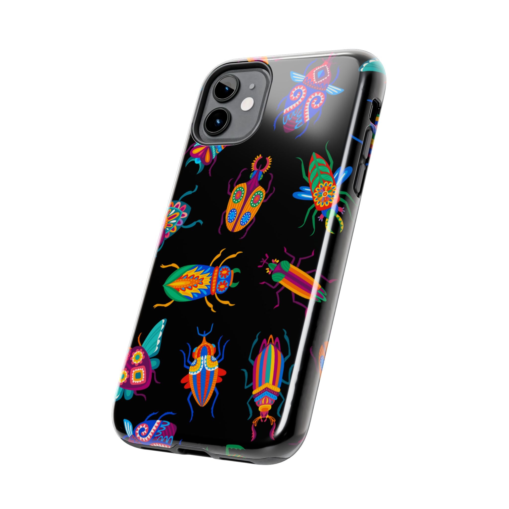 Phone Case | Neon Beetle Pattern Tough Protective Cover