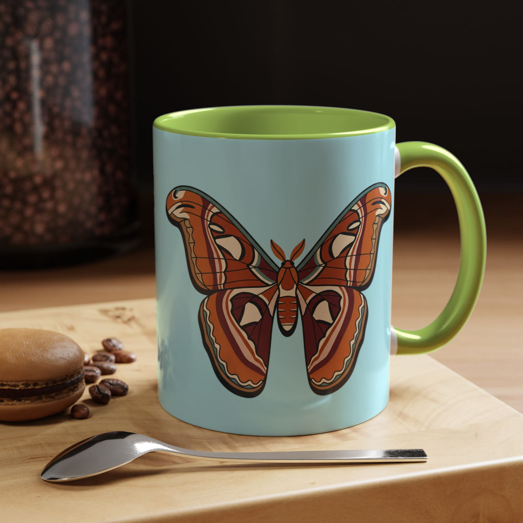 Coffee Mug | Rustic Atlas Moth Mug Accent Mug