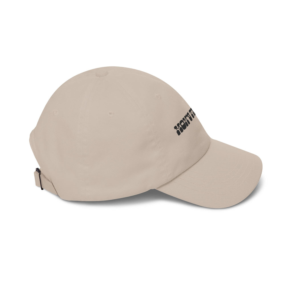 Hat | Dad Cap with Embroidered Text 'Mom's Favorite' Cap