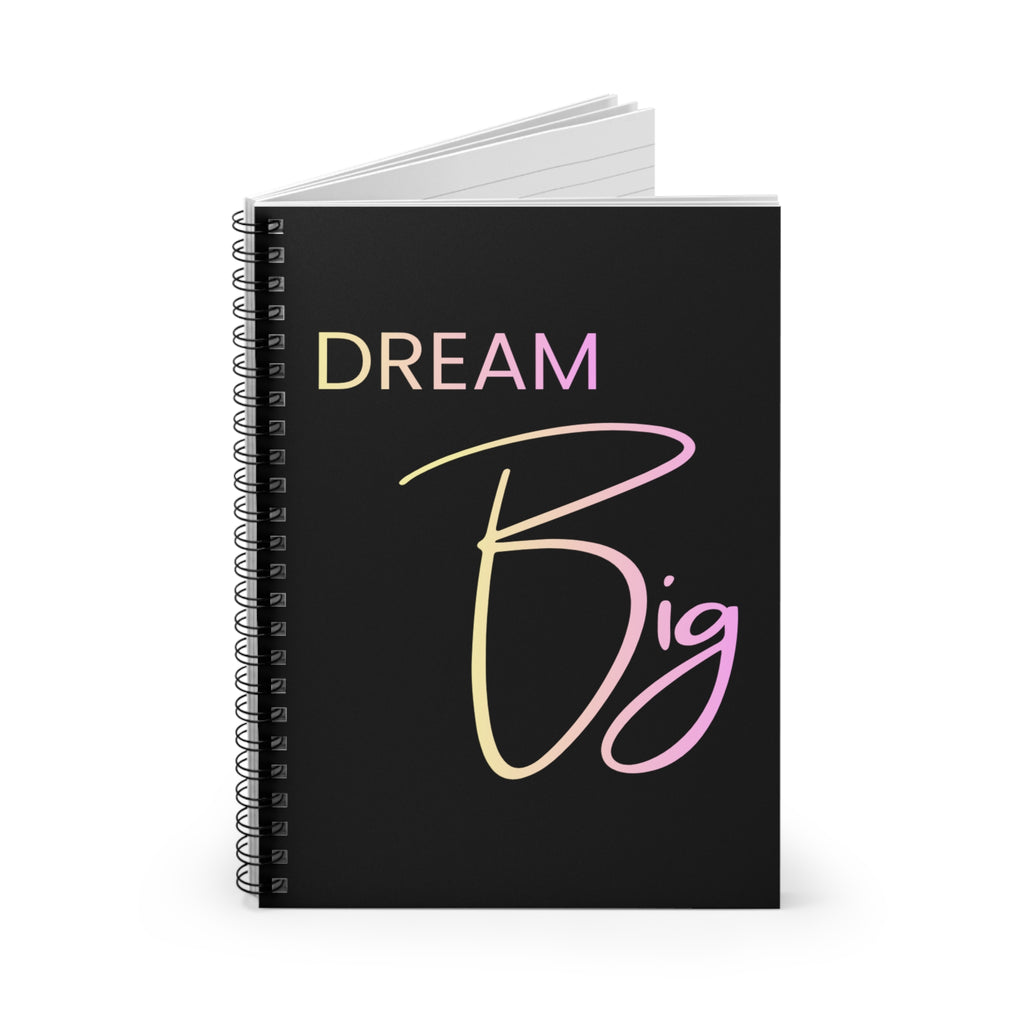 Journal | Pastel Gradient 'Dream Big' Spiraled Notebook