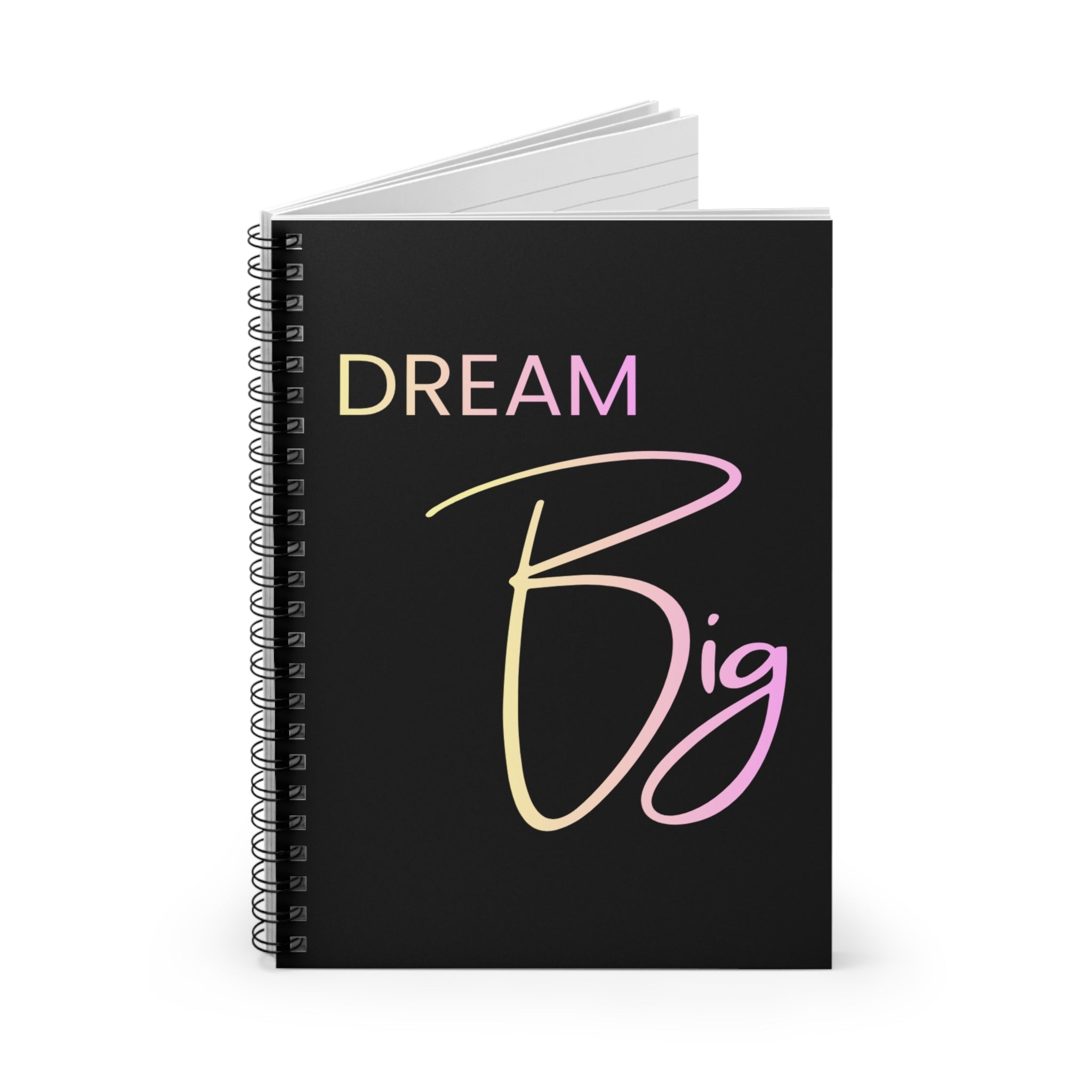 Journal | Pastel Gradient 'Dream Big' Spiraled Notebook