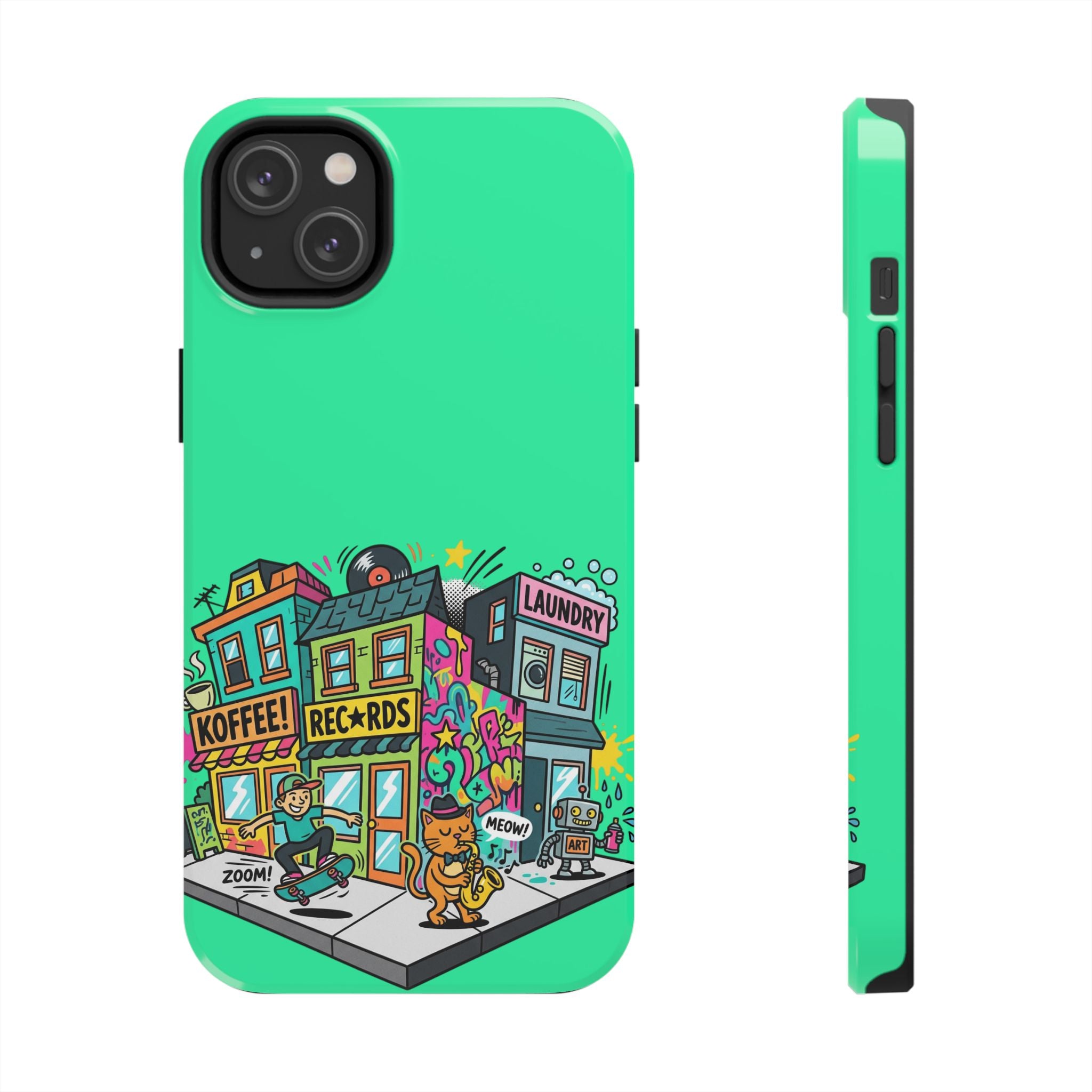 Phone Case | Tough Protective Cover with Colorful Street Art