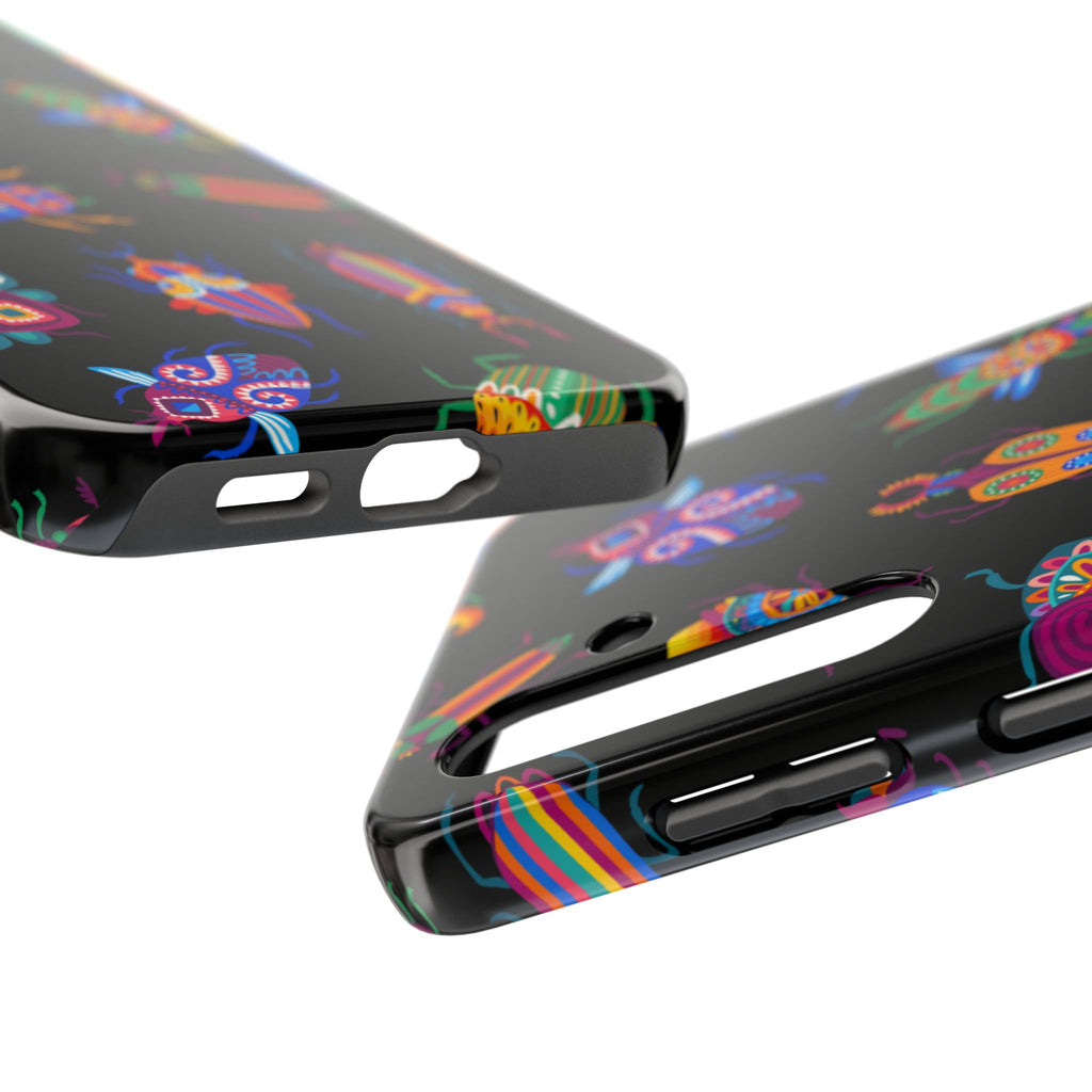 Phone Case | Neon Beetle Pattern Tough Protective Cover