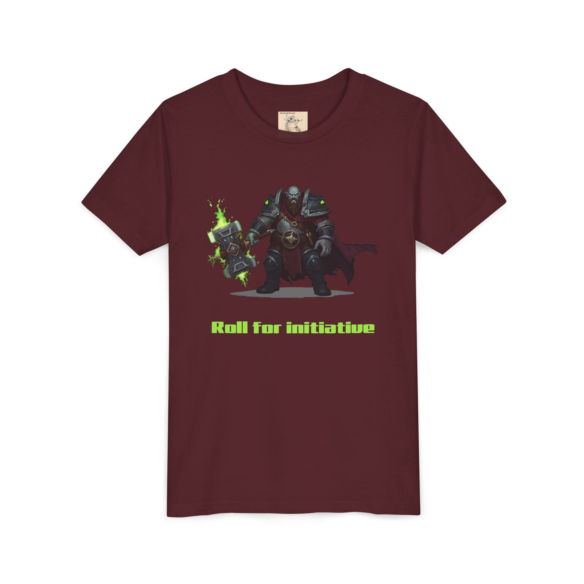T-Shirt | 'Roll for Initiative' Fantasy RPG Character Youth Tee