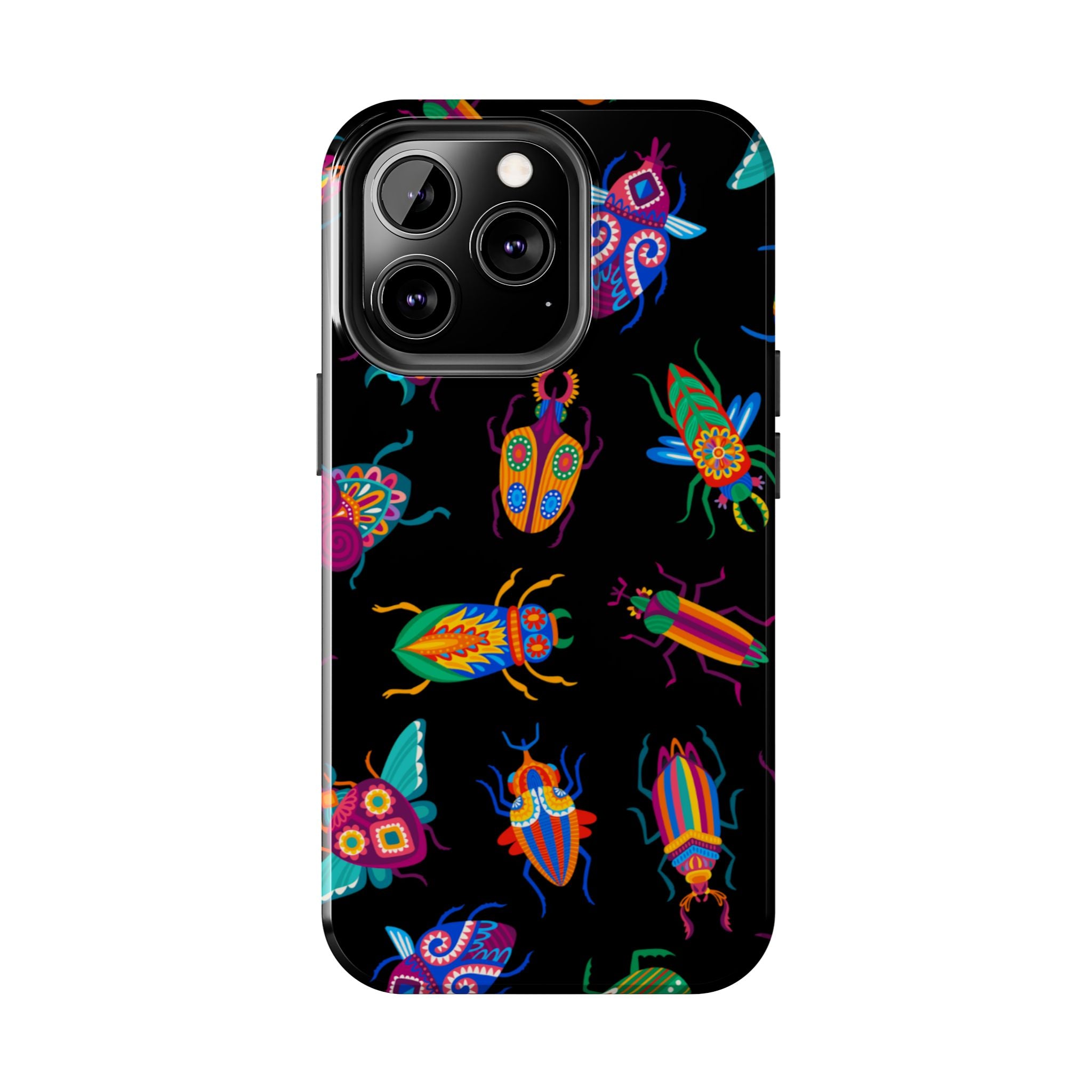 Phone Case | Neon Beetle Pattern Tough Protective Cover