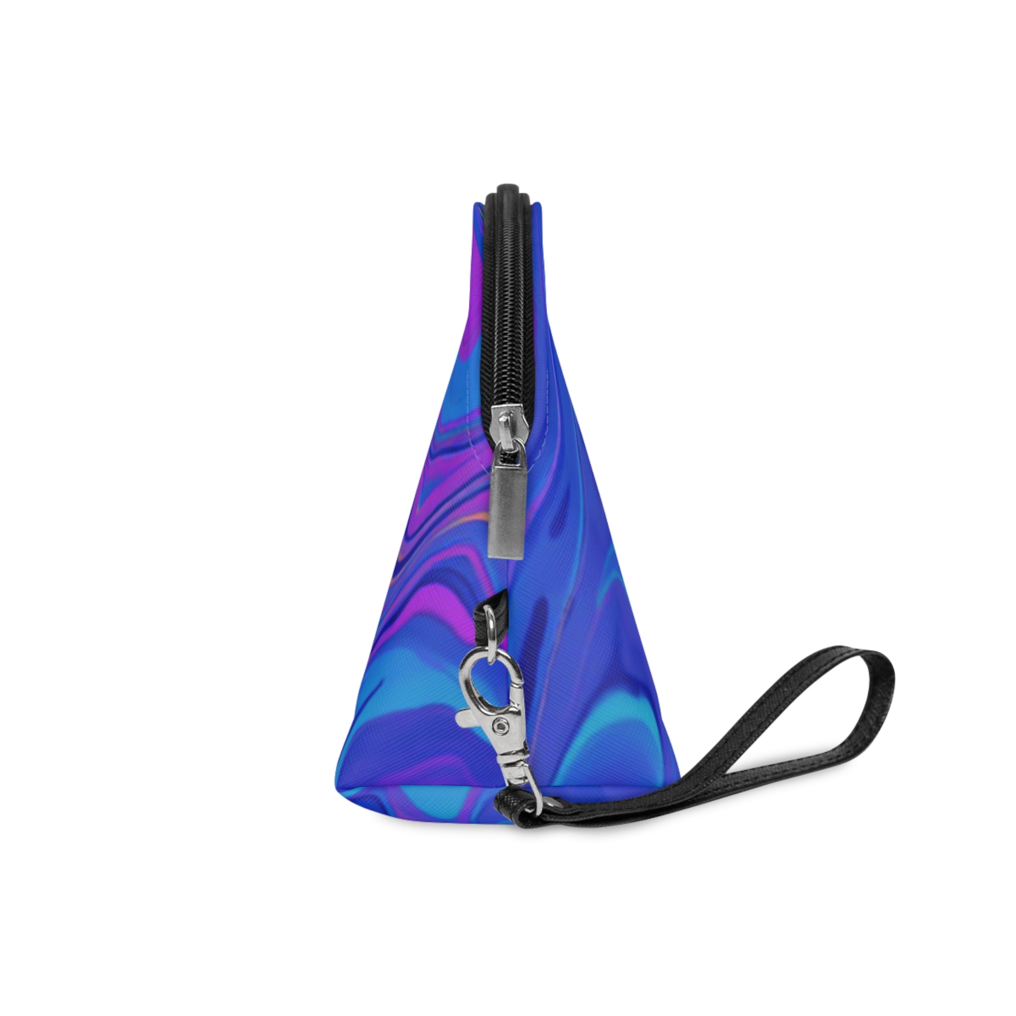 Cosmetic Pouch | Marbled Neon Swirl Makeup Bag