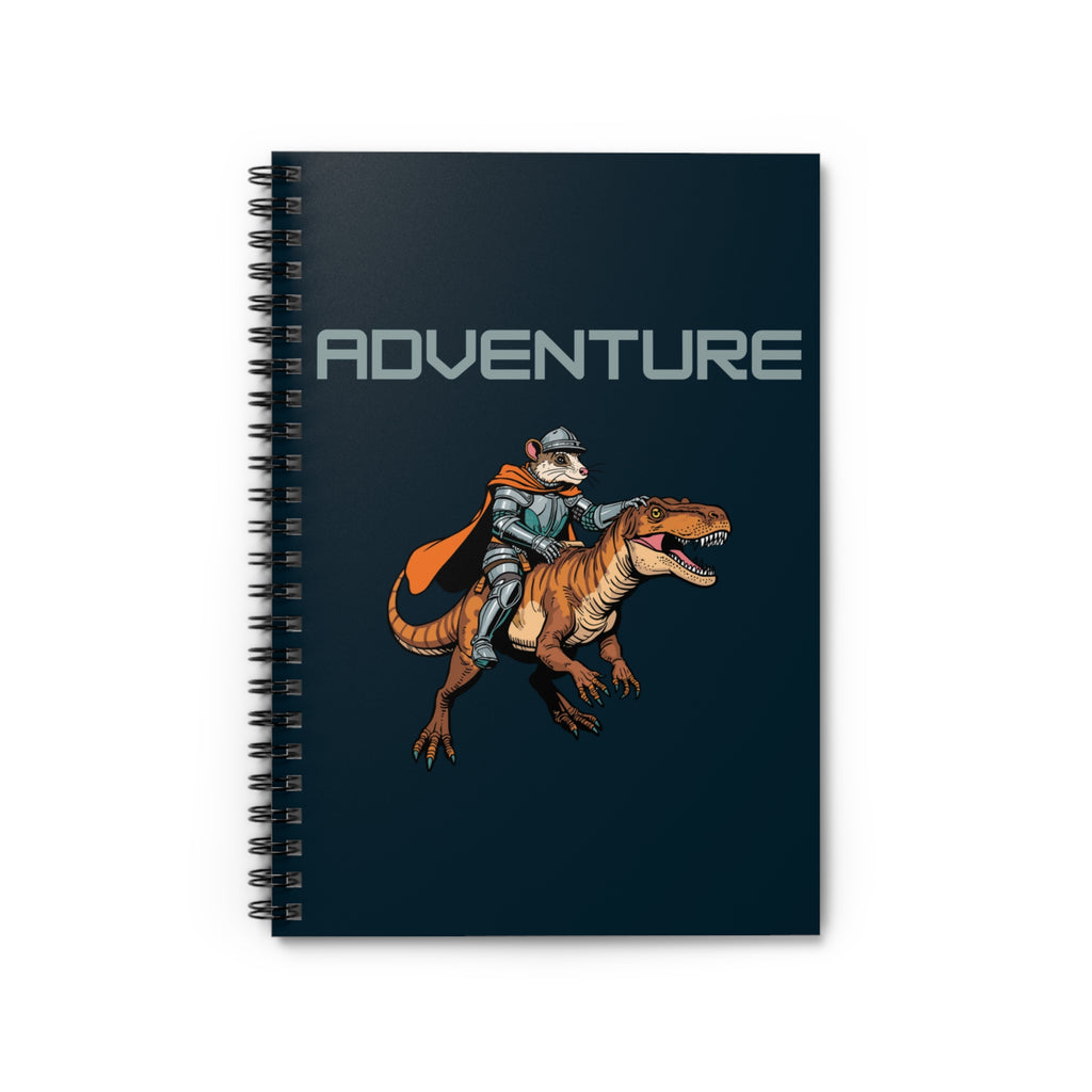 Journal | Adventure Knight Riding T-Rex Spiral Notebook