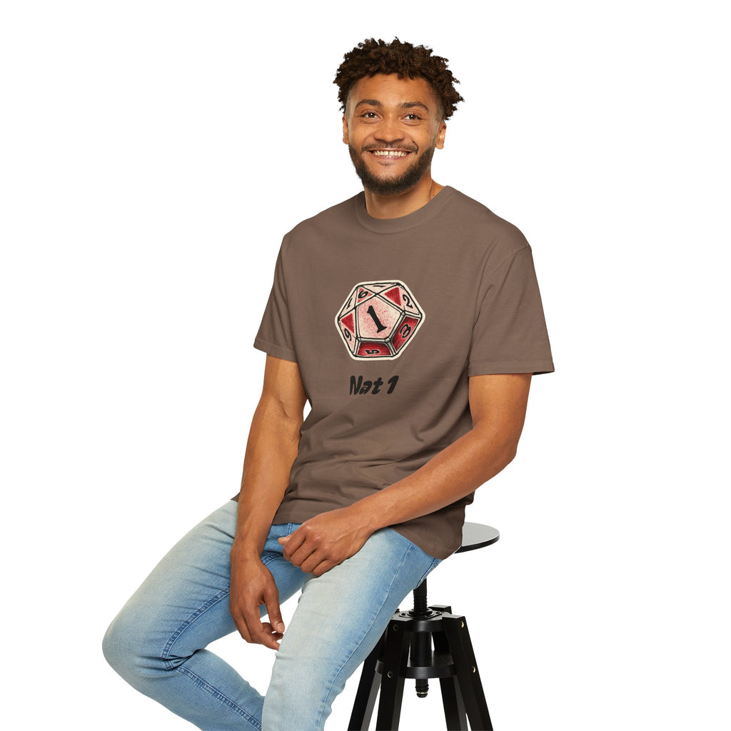 T-Shirt | Roleplaying RPG 'Nat 1' & 'Striving to Be the Whole Problem' Tee