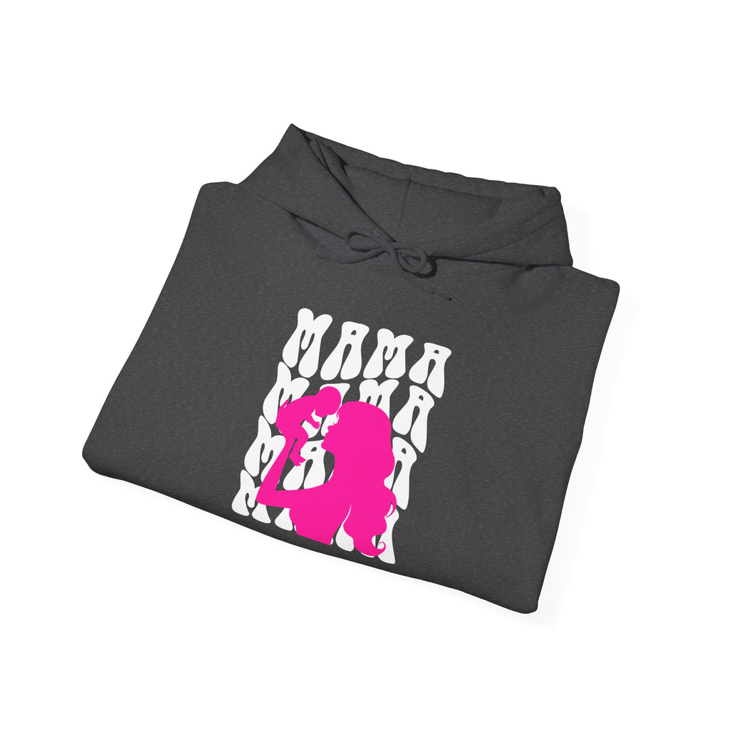 Hoodie | 'Mama' & Silhouette Pink Graphic