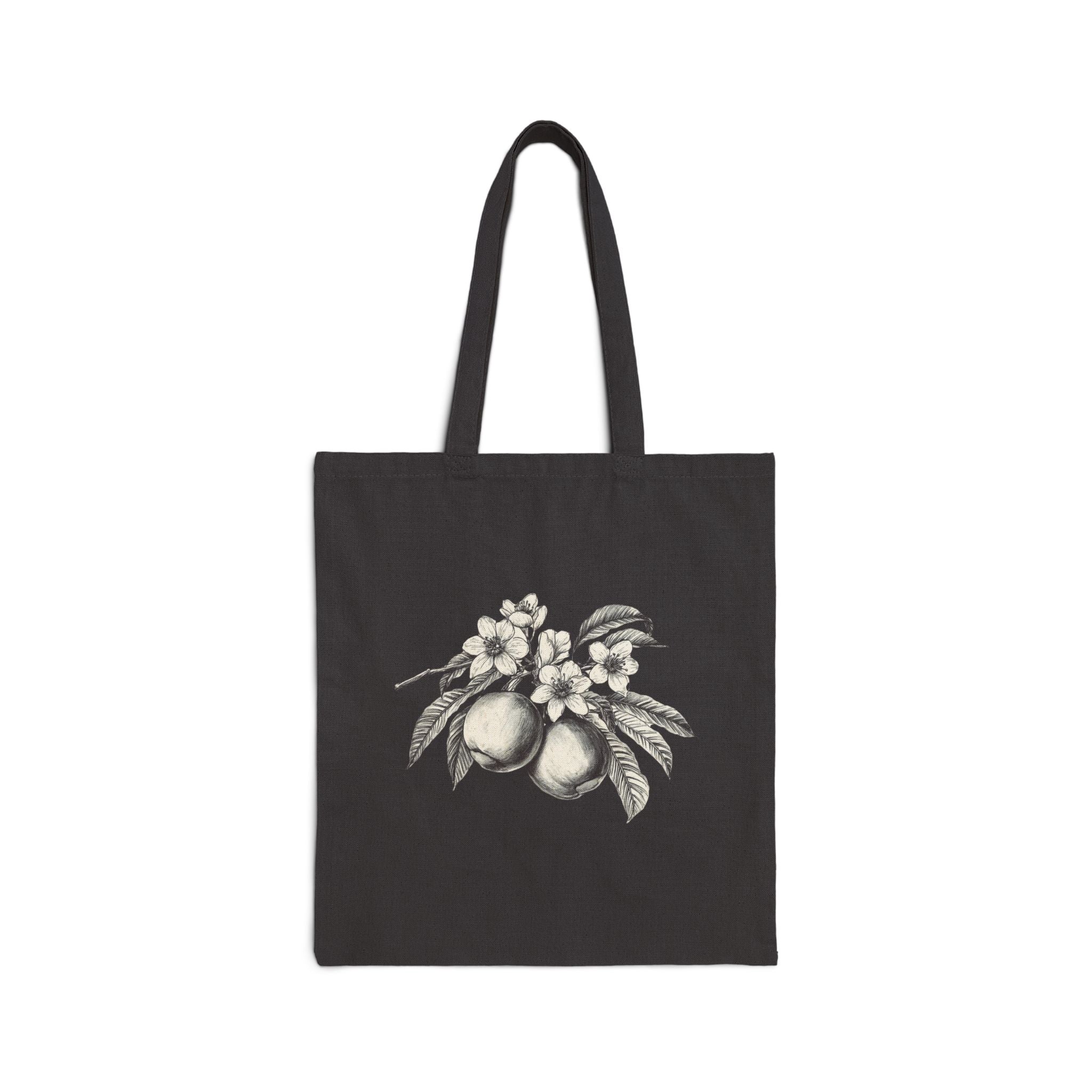 Tote Bag | Vintage Peach Botanical Illustration