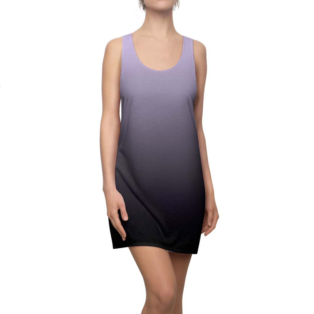 Women's Racerback Dress | Lavender to Black Women's Tank Dress