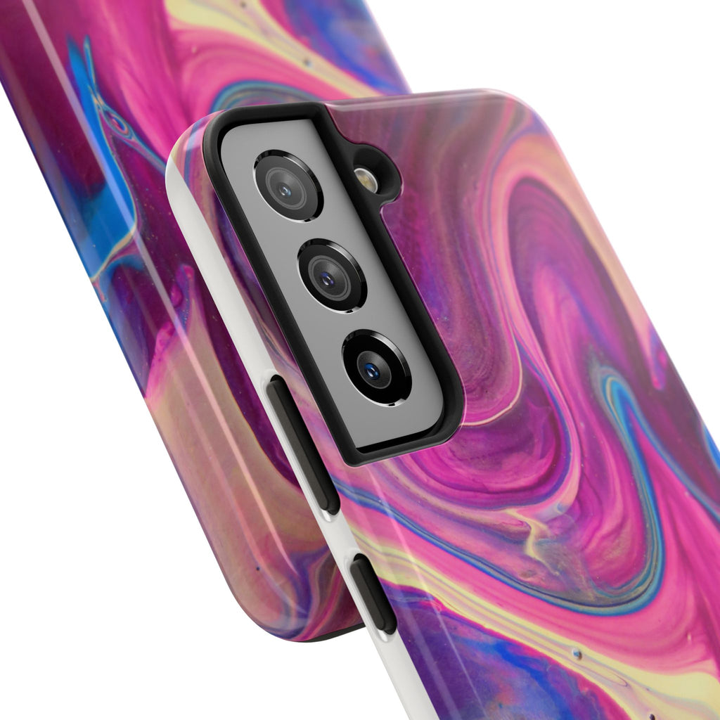 Phone Case | Protective Artistic Paint Pour Design