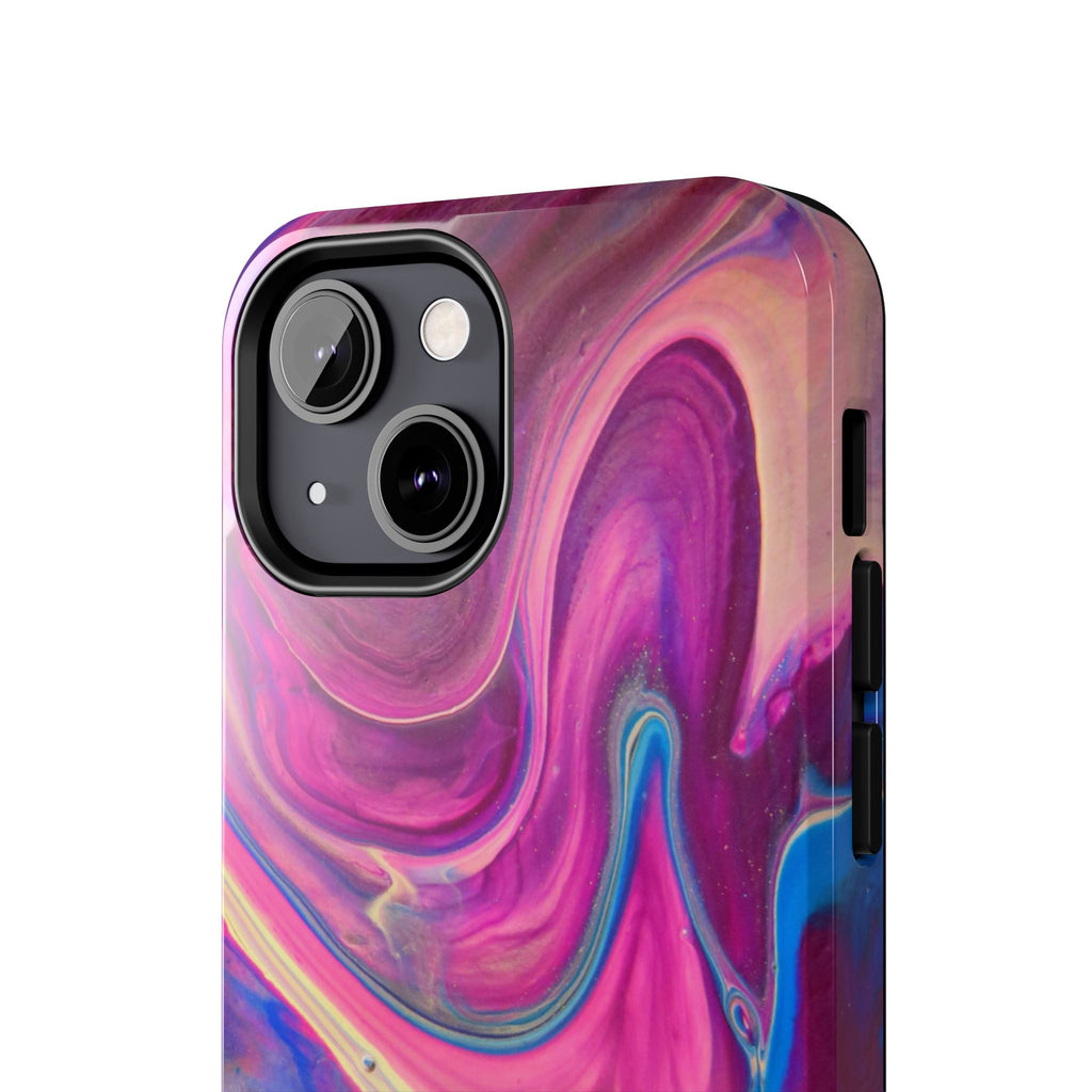 Phone Case | Protective Artistic Paint Pour Design