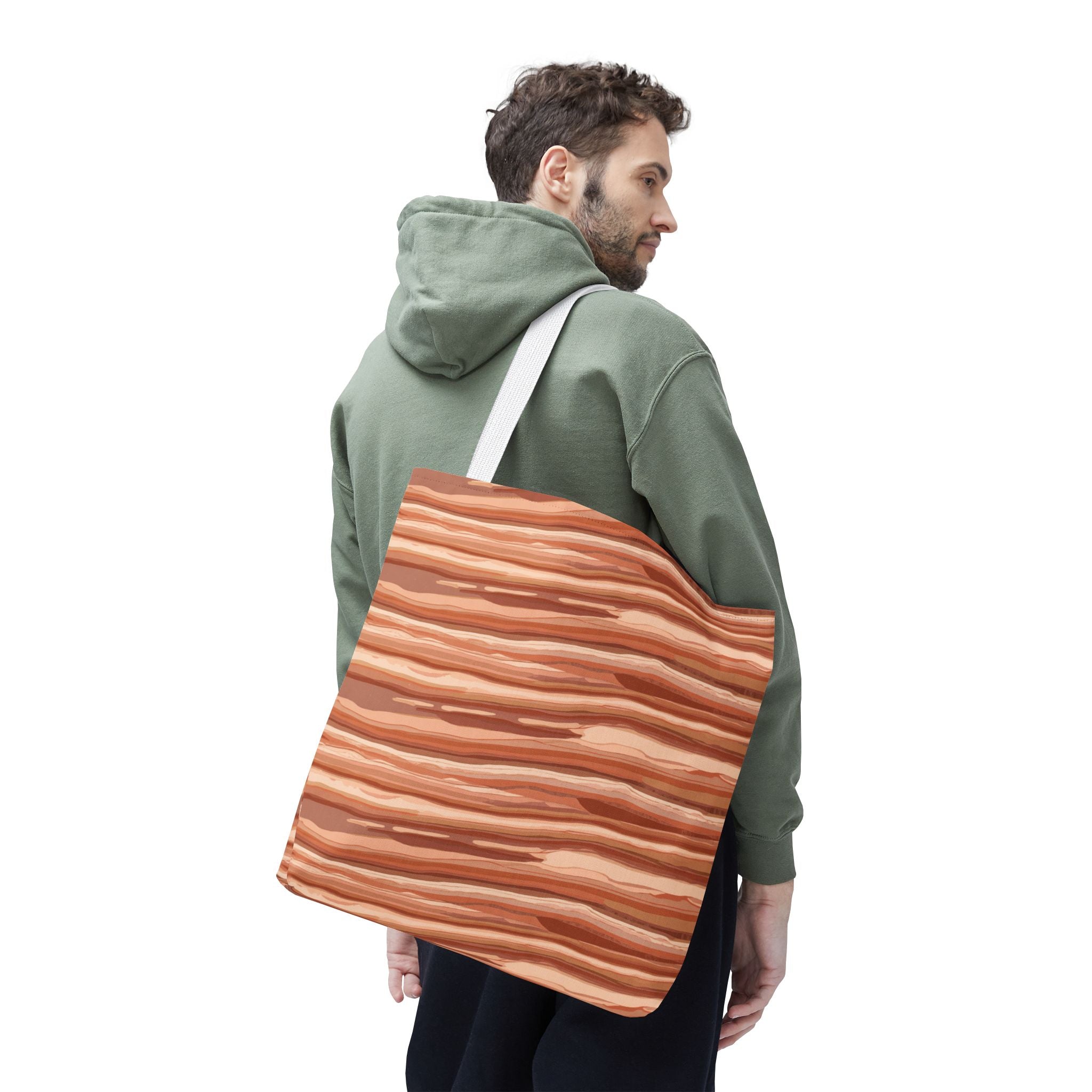 Tote Bag — Rustic All-Over-Print Canvas Tote