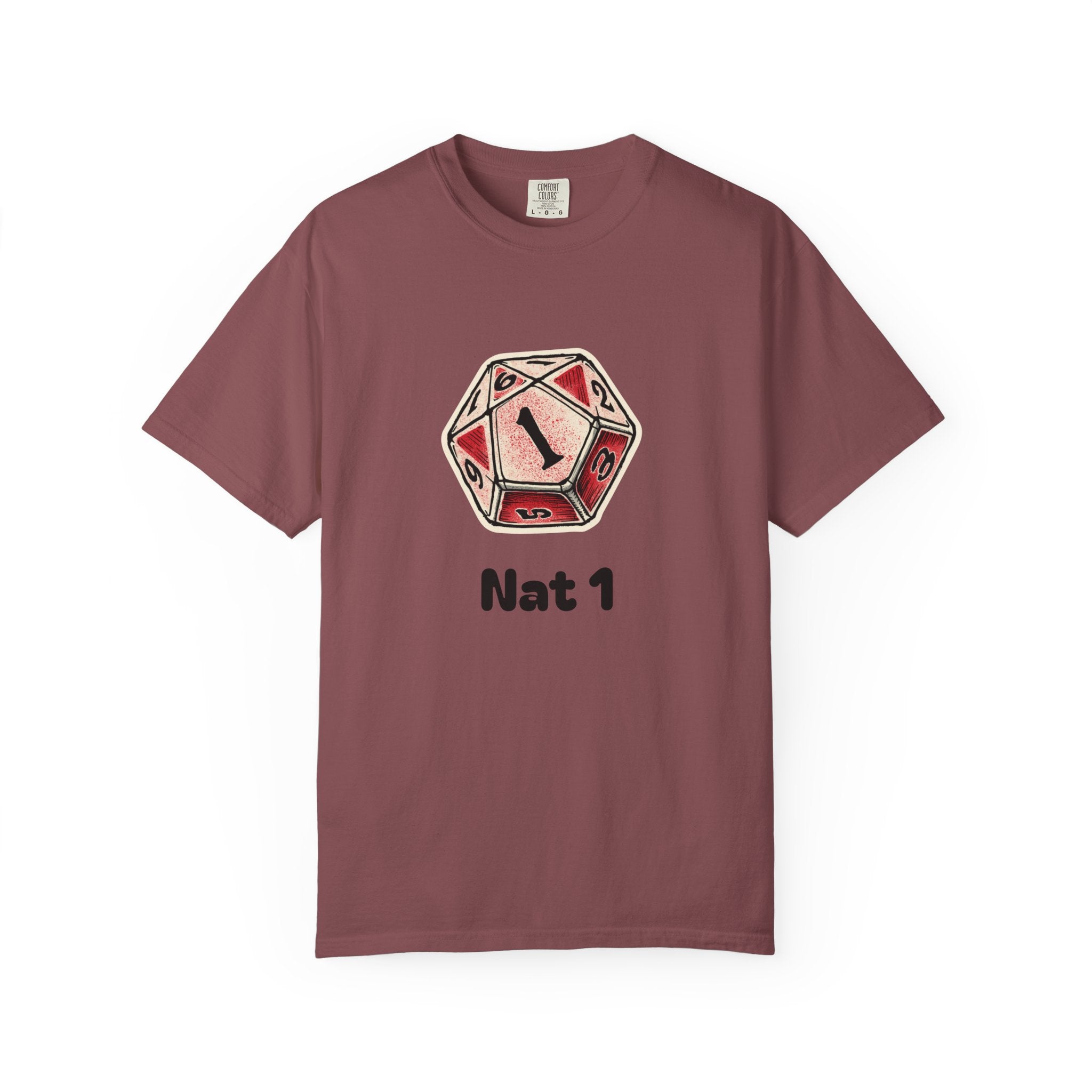 T-Shirt | Roleplaying RPG 'Nat 1' & 'Striving to Be the Whole Problem' Tee