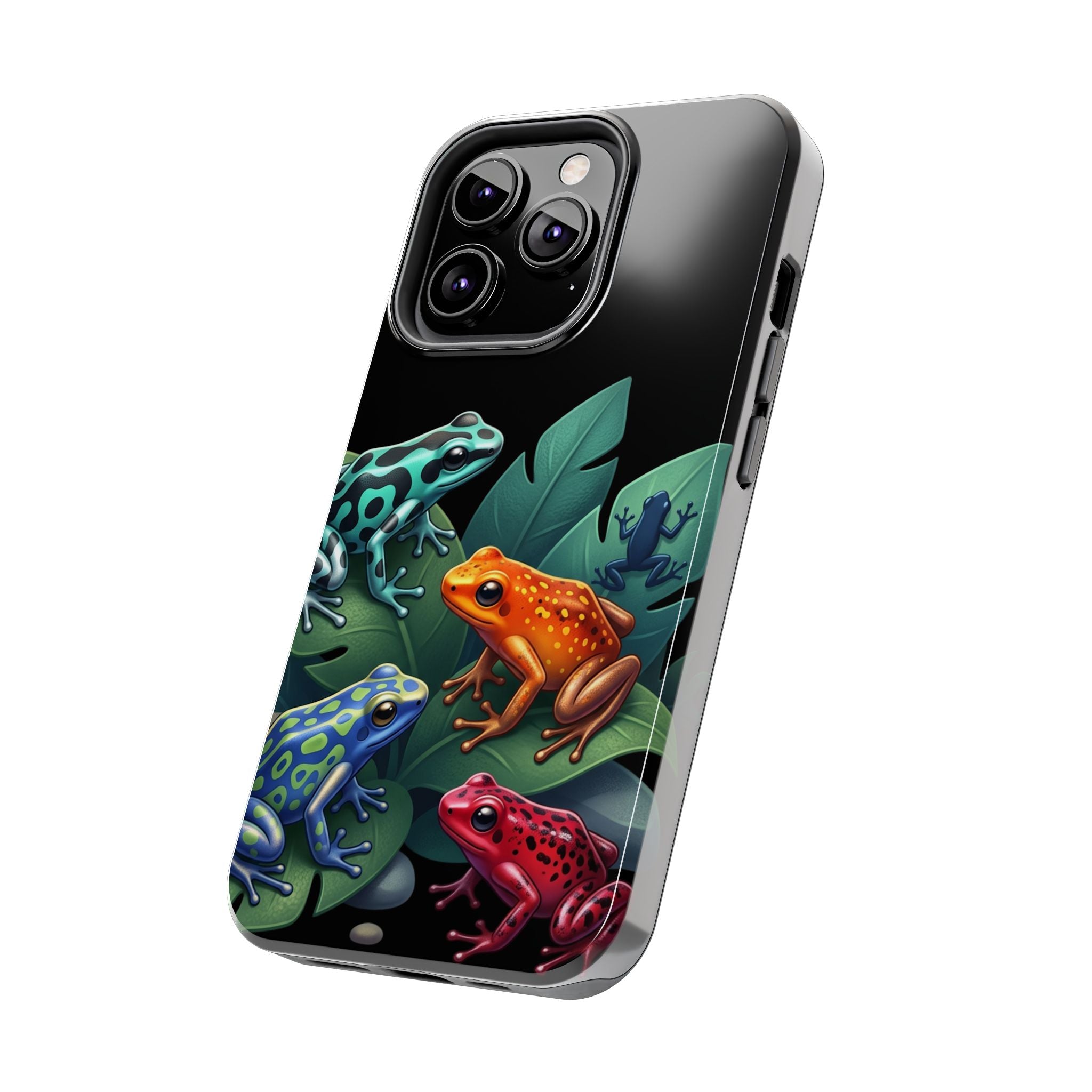 Phone Case | Colorful Dart Frog Design Tough Protective Case