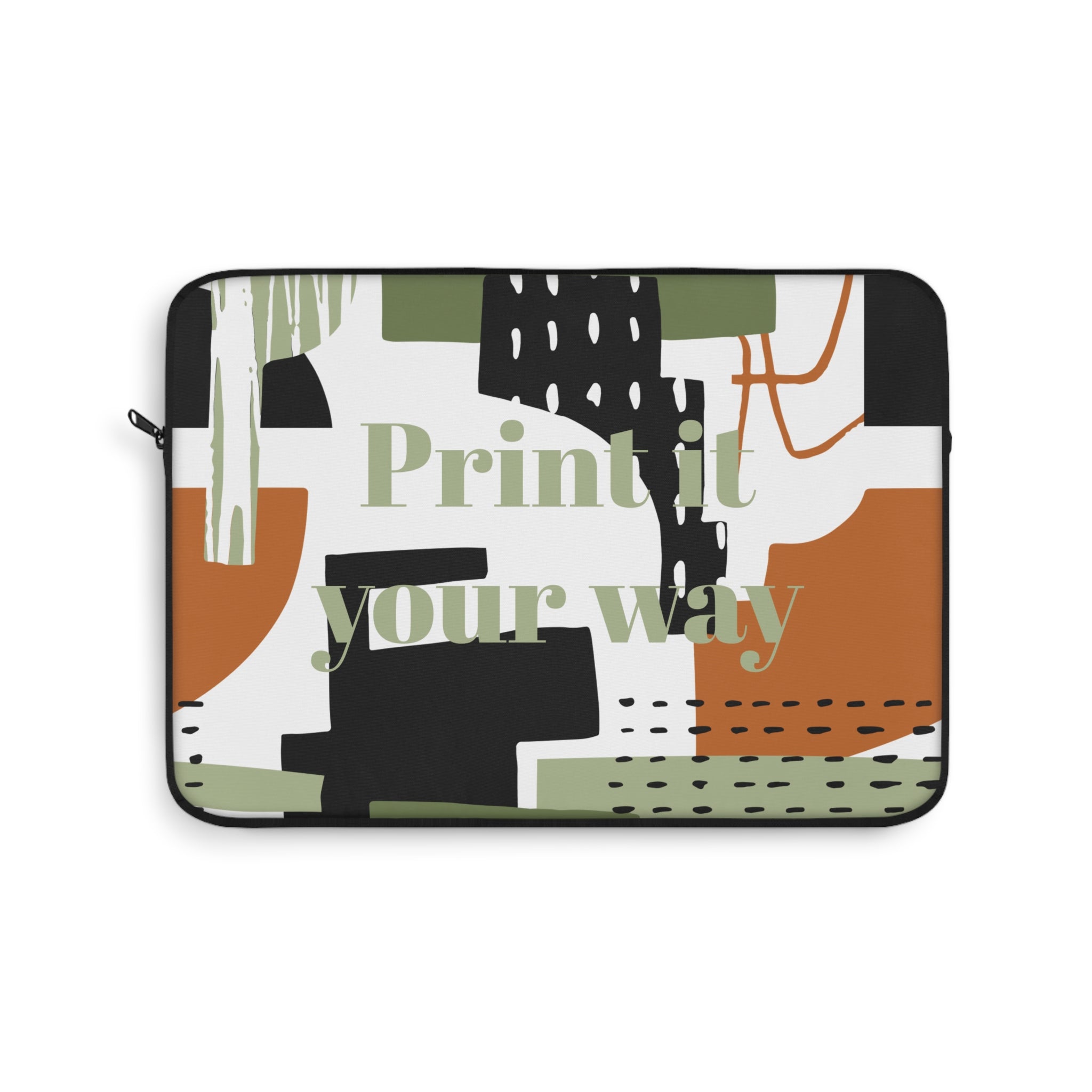 Laptop Sleeve | Customizable Abstract Geo Print