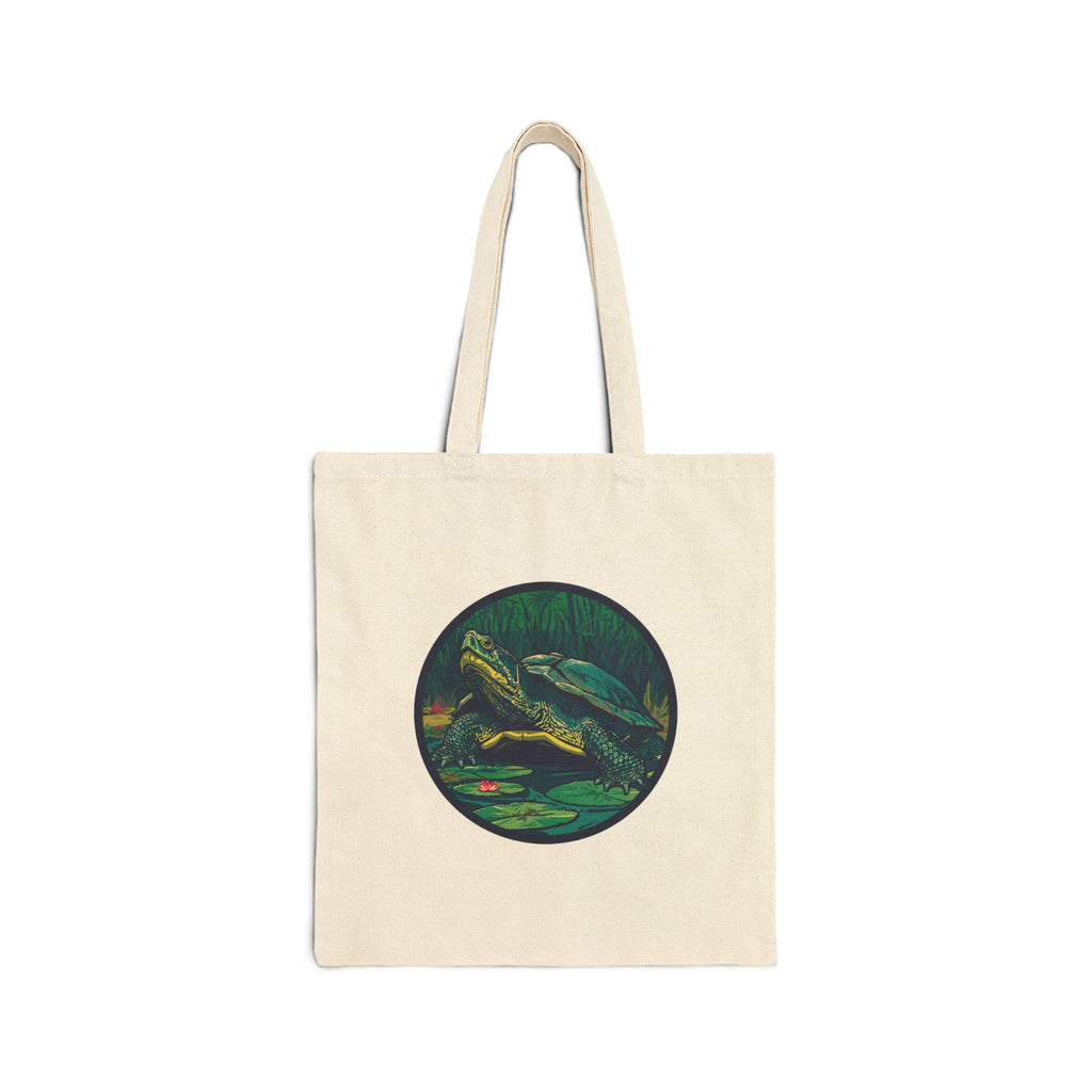 Tote Bag | Vintage Turtle Illustration