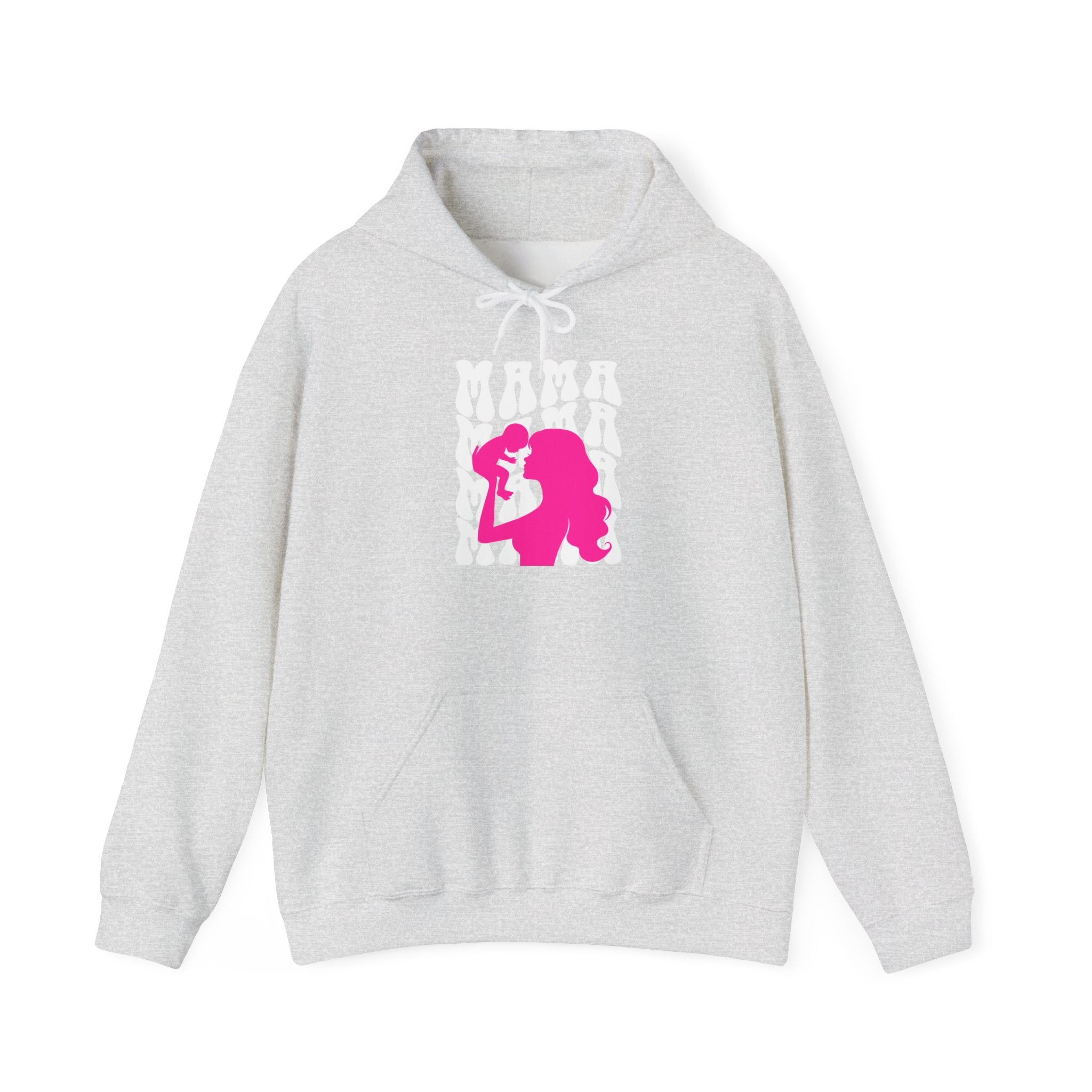 Hoodie | 'Mama' & Silhouette Pink Graphic