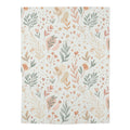 Baby Swaddle Blanket | Soft Neutral Botanical Newborn Wrap