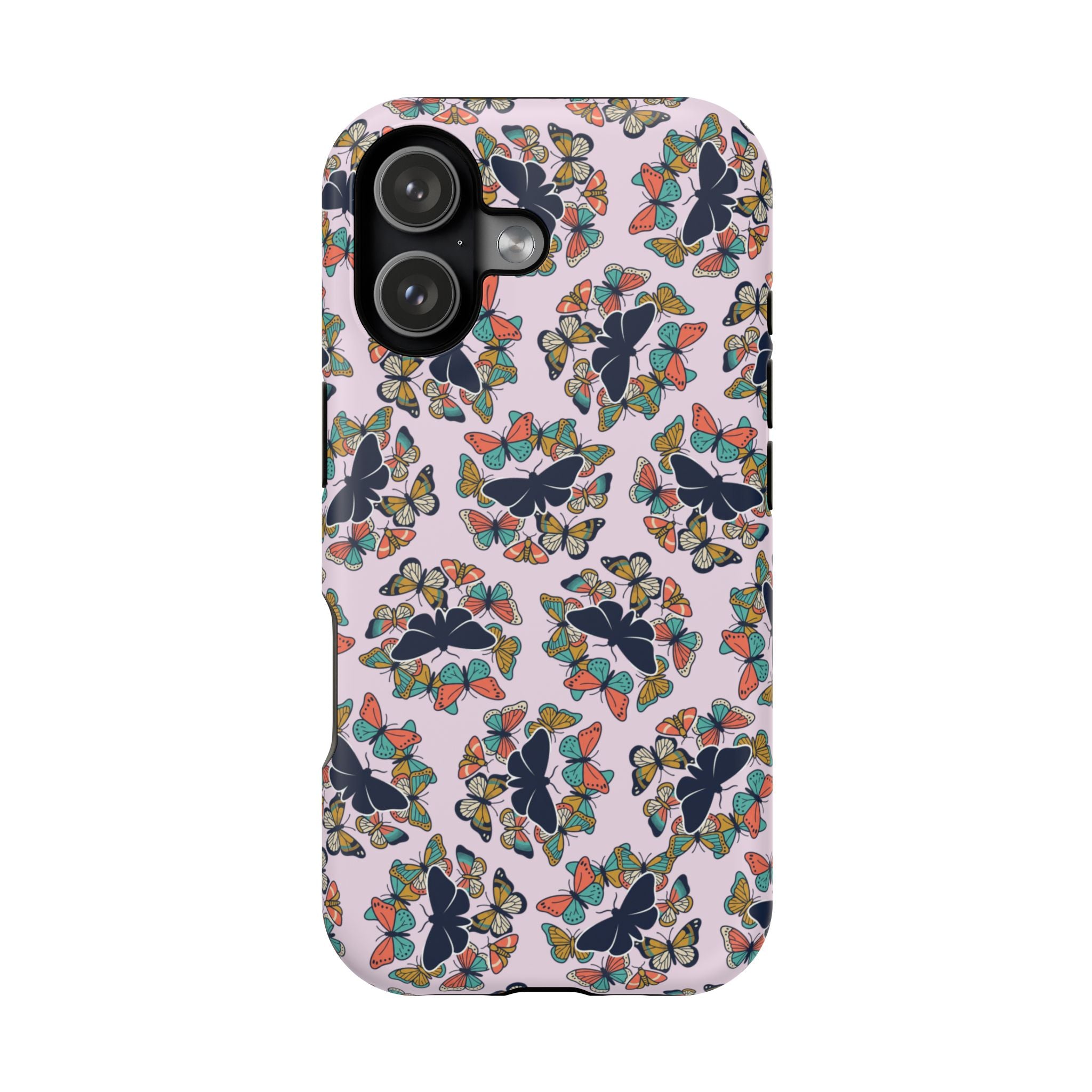 Phone Cases | Pastel Butterflies and Moths Pattern Magnetic Impact-Resistant Case