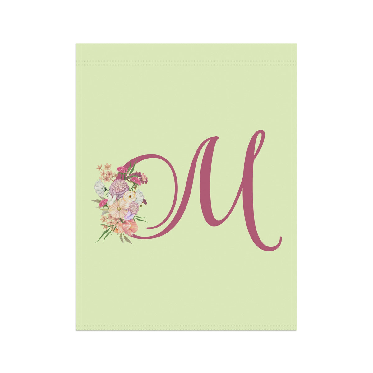 Monogram M Garden Flag
