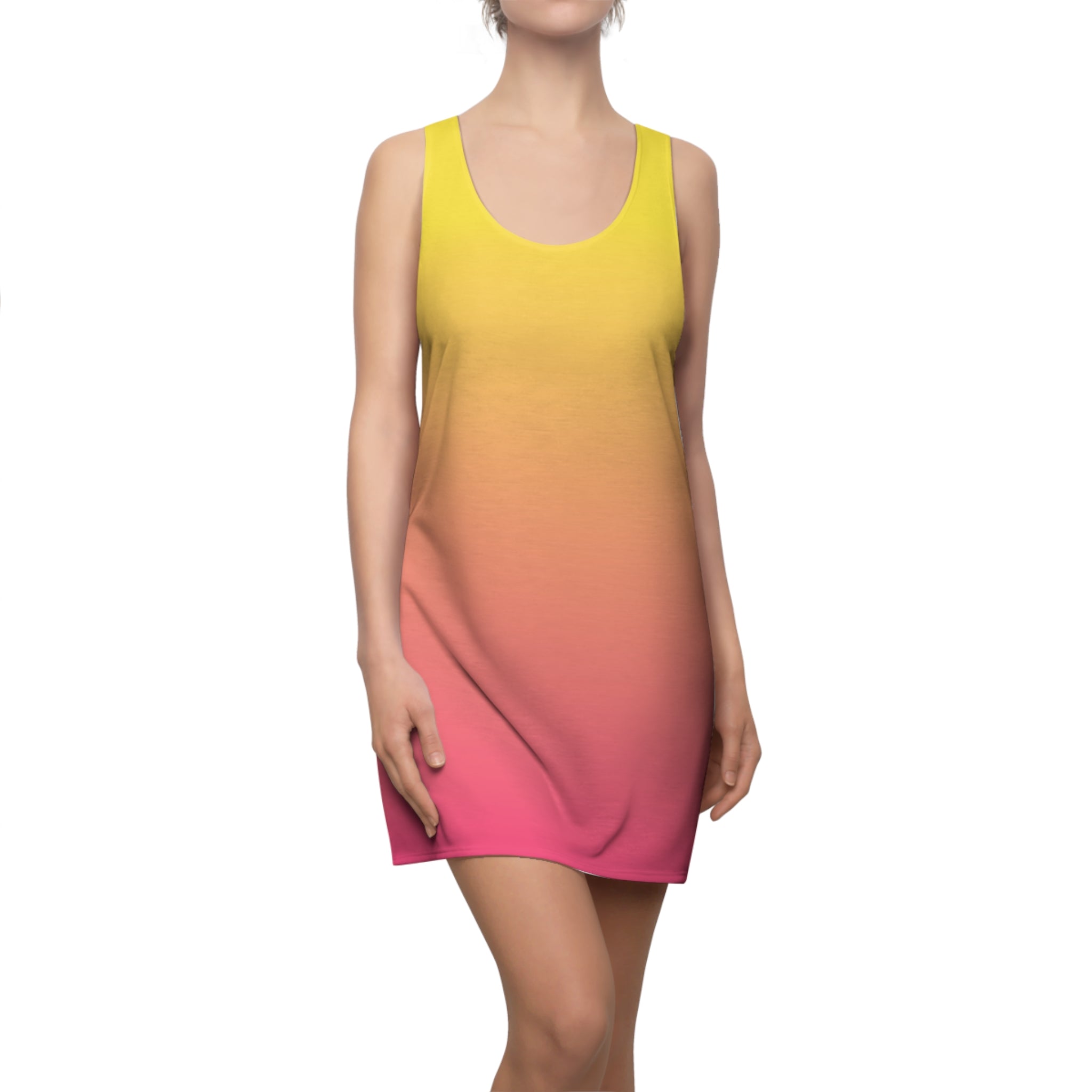 Women's Racerback Dress | Gradient Summer Sundress
