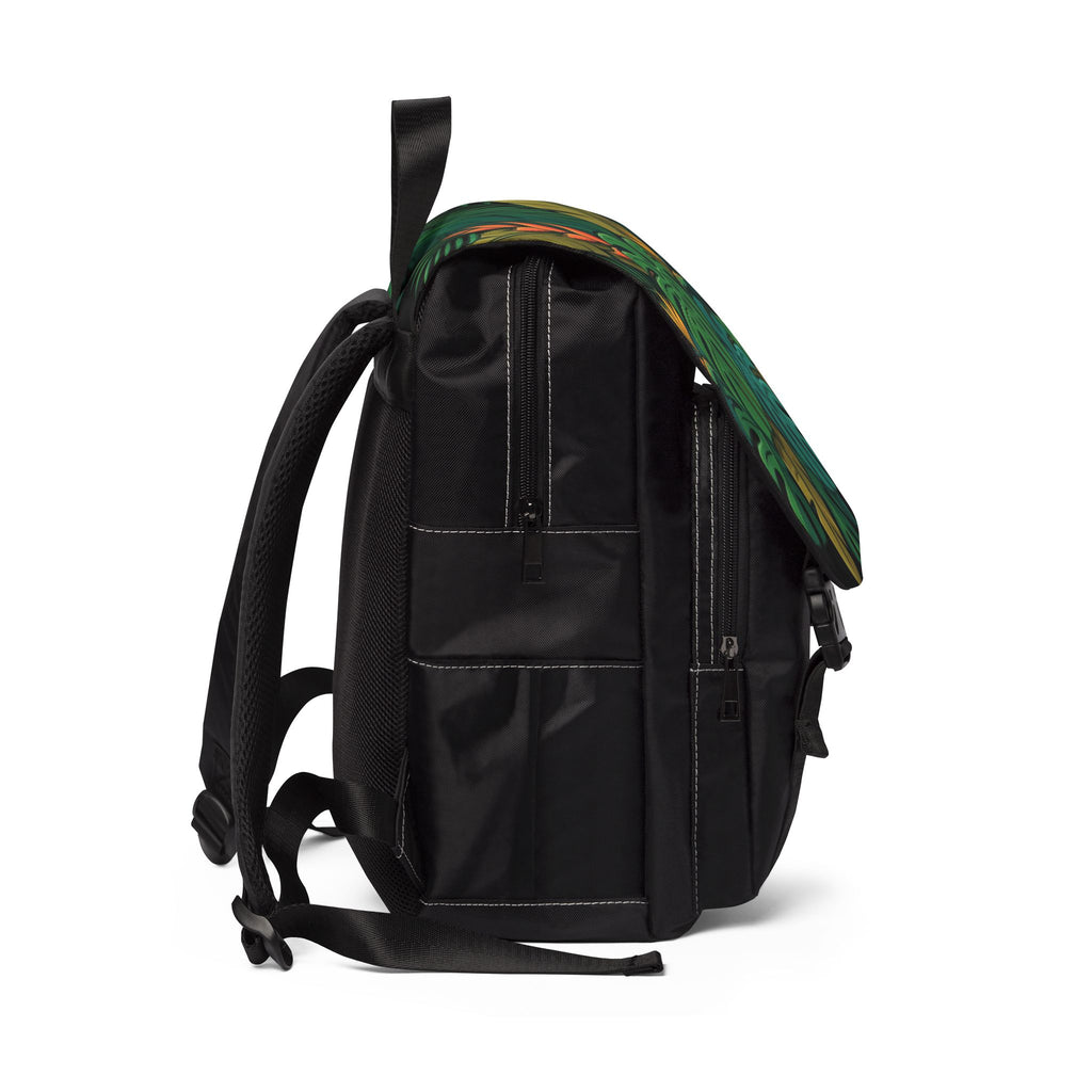 Backpack | Tropical Monstera Botanical Leaf Casual Shoulder Bag
