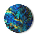 Coasters | Faux Labradorite Stone Ceramic Drink Coaster