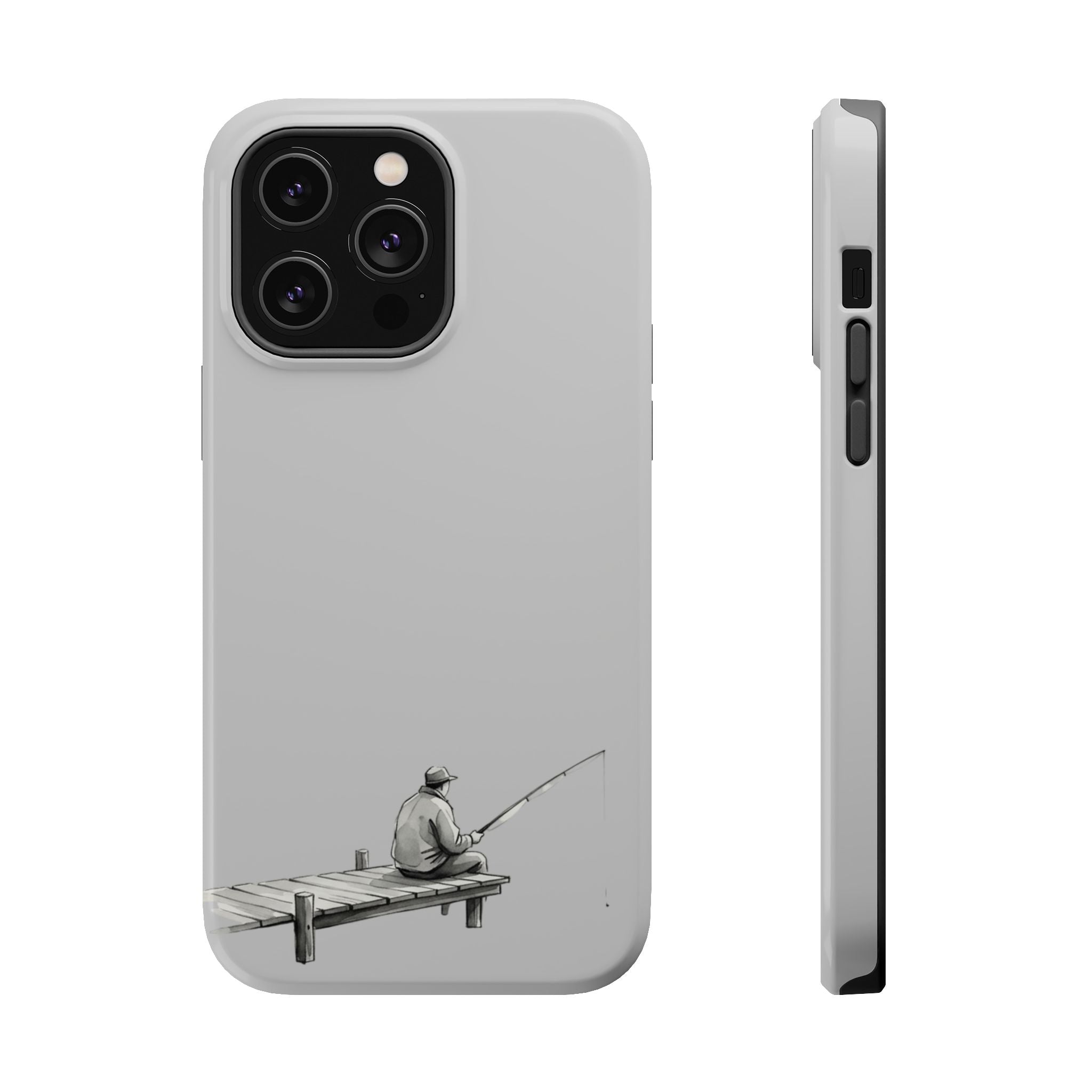 Phone Case | Fishing Dock Minimalist Magnetic Impact-Resistant Case