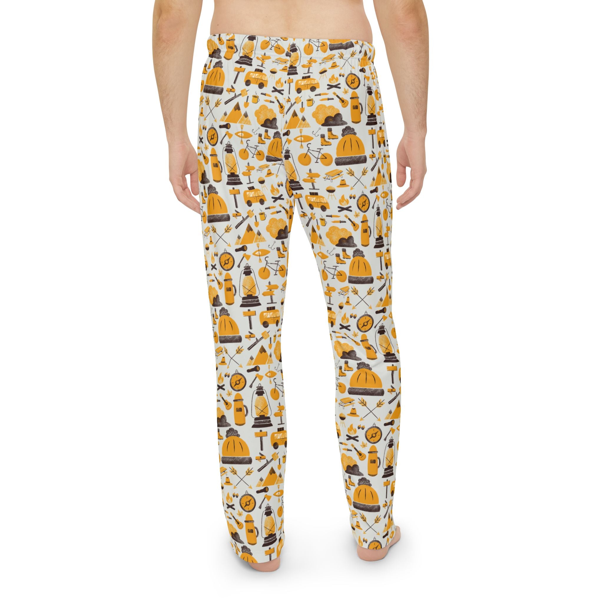 Pajama Pants | Men's Cozy Camping Pattern Lounge Sleepwear