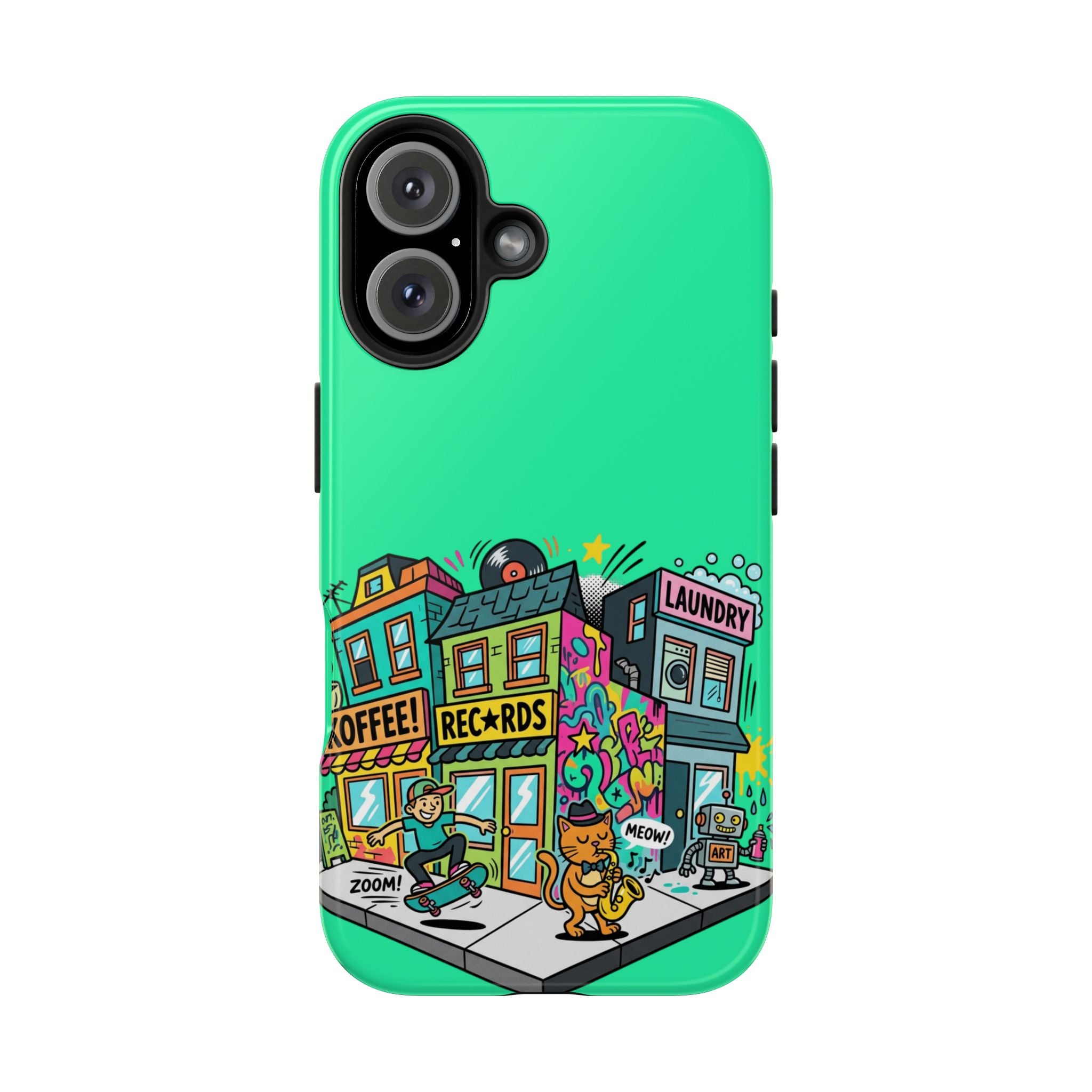 Phone Case | Tough Protective Cover with Colorful Street Art