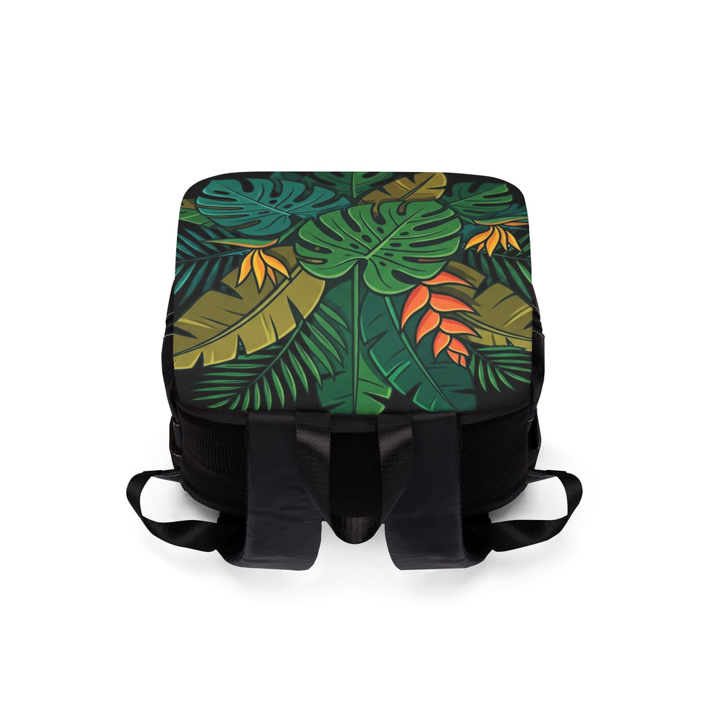 Backpack | Tropical Monstera Botanical Leaf Casual Shoulder Bag